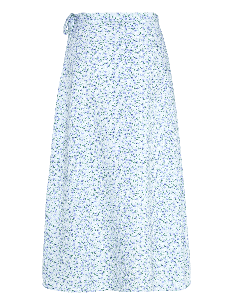 A-View - Peony wrap skirt - wickelröcke - blue/white - 1