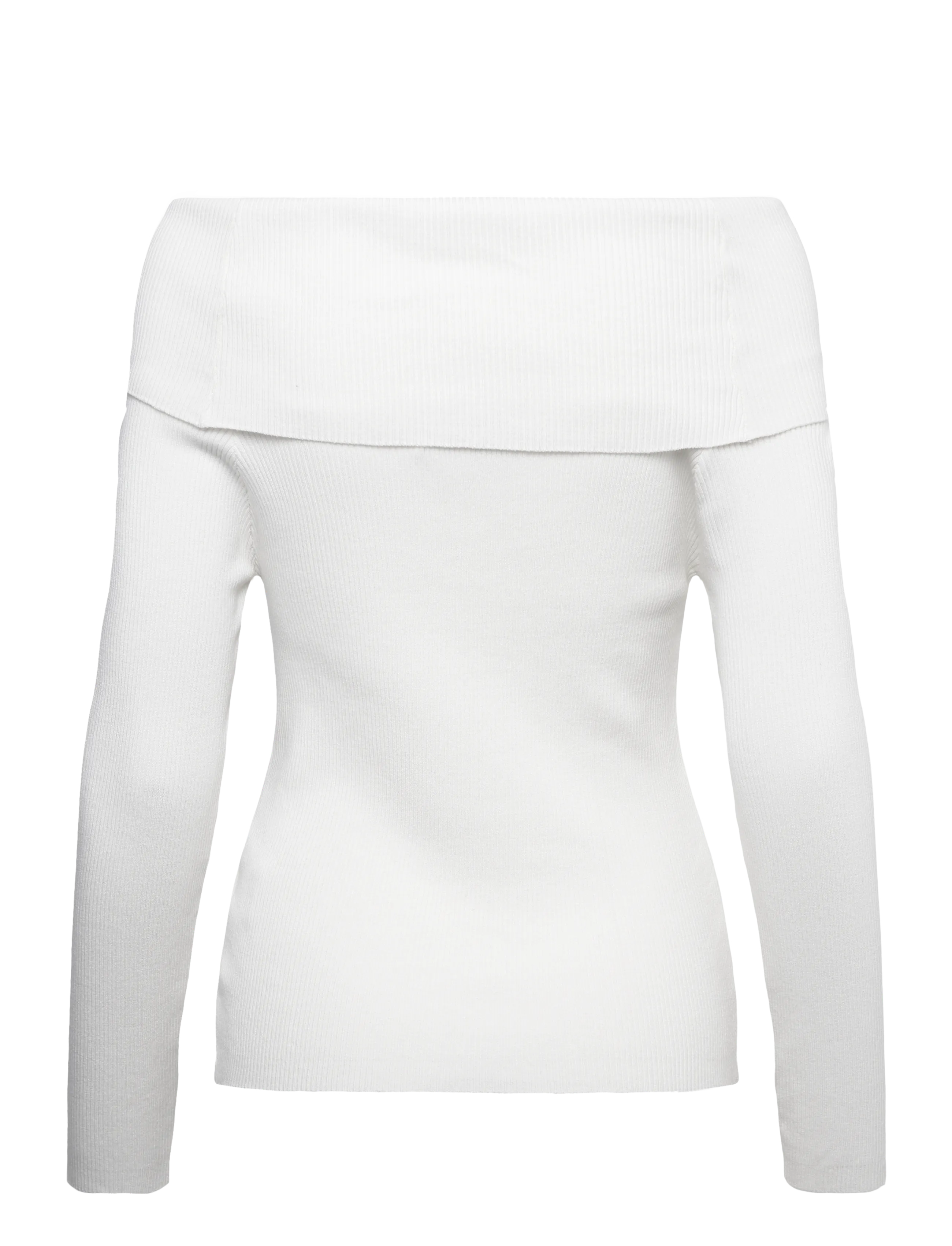 A-View - Rib offshoulder blouse - langärmlige blusen - 005 off white - 1
