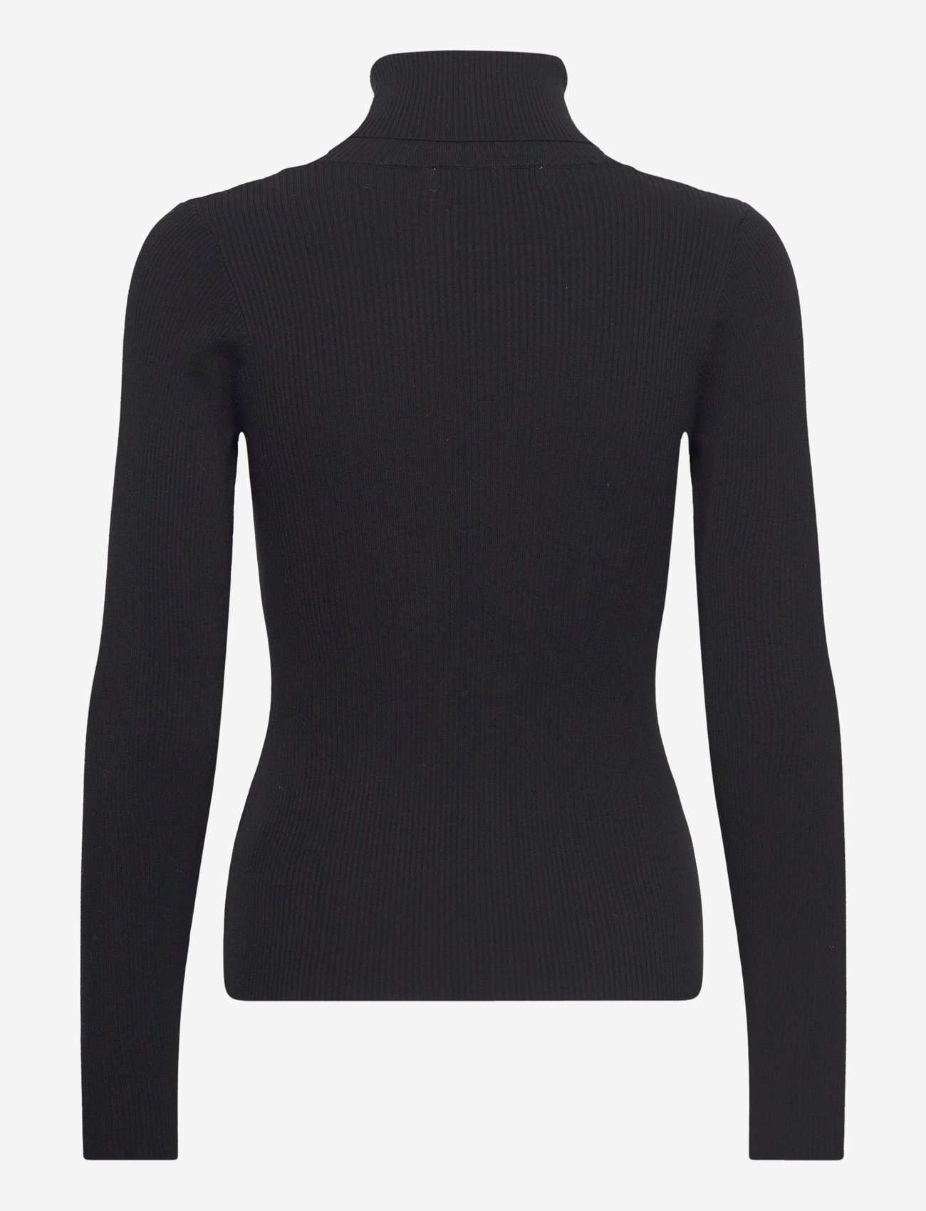 A-View - Rib rollneck blouse - herbstliche kleidung - black - 1