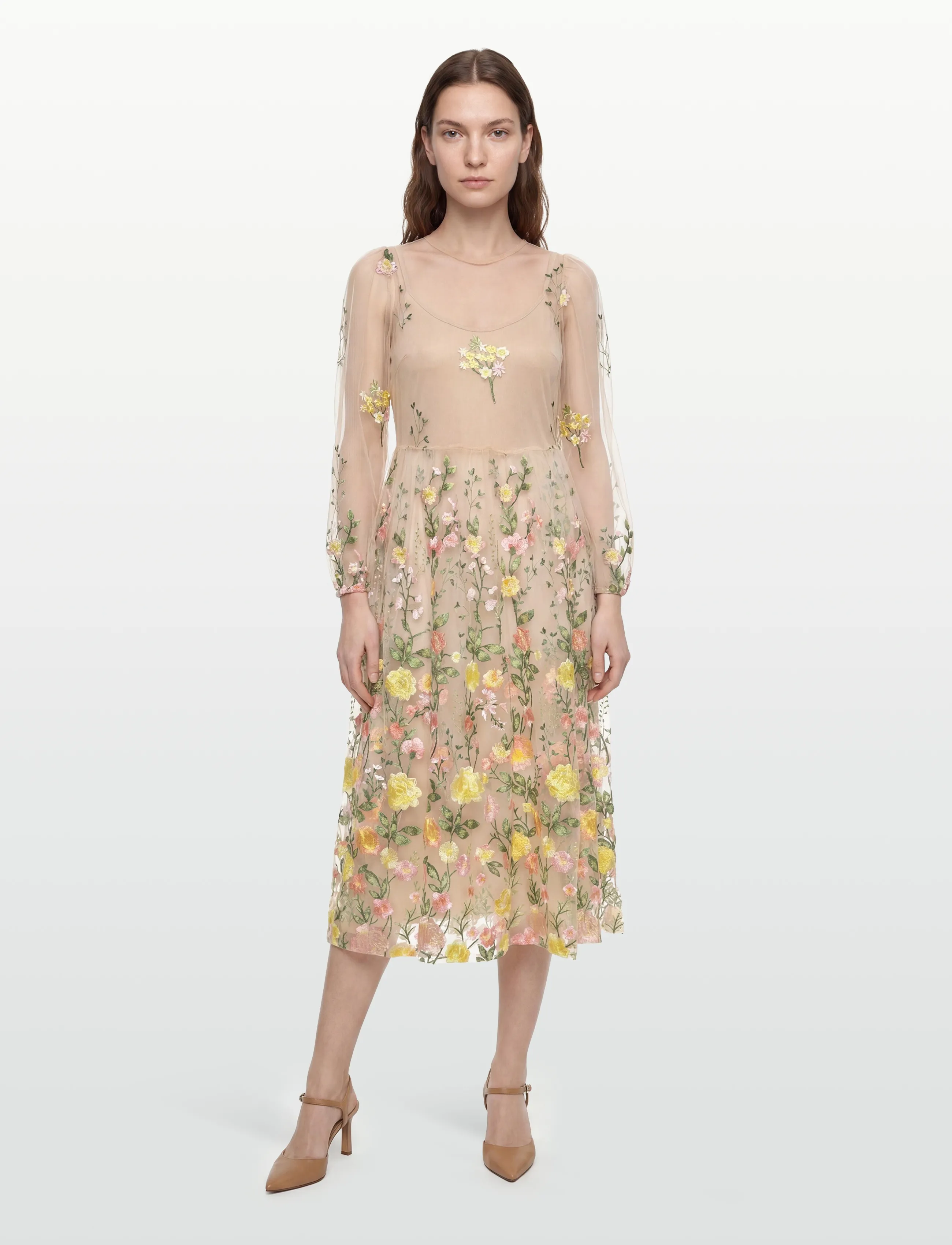 A-View Fuschia dress - A-View - 201 SAND/YELLOW / beige