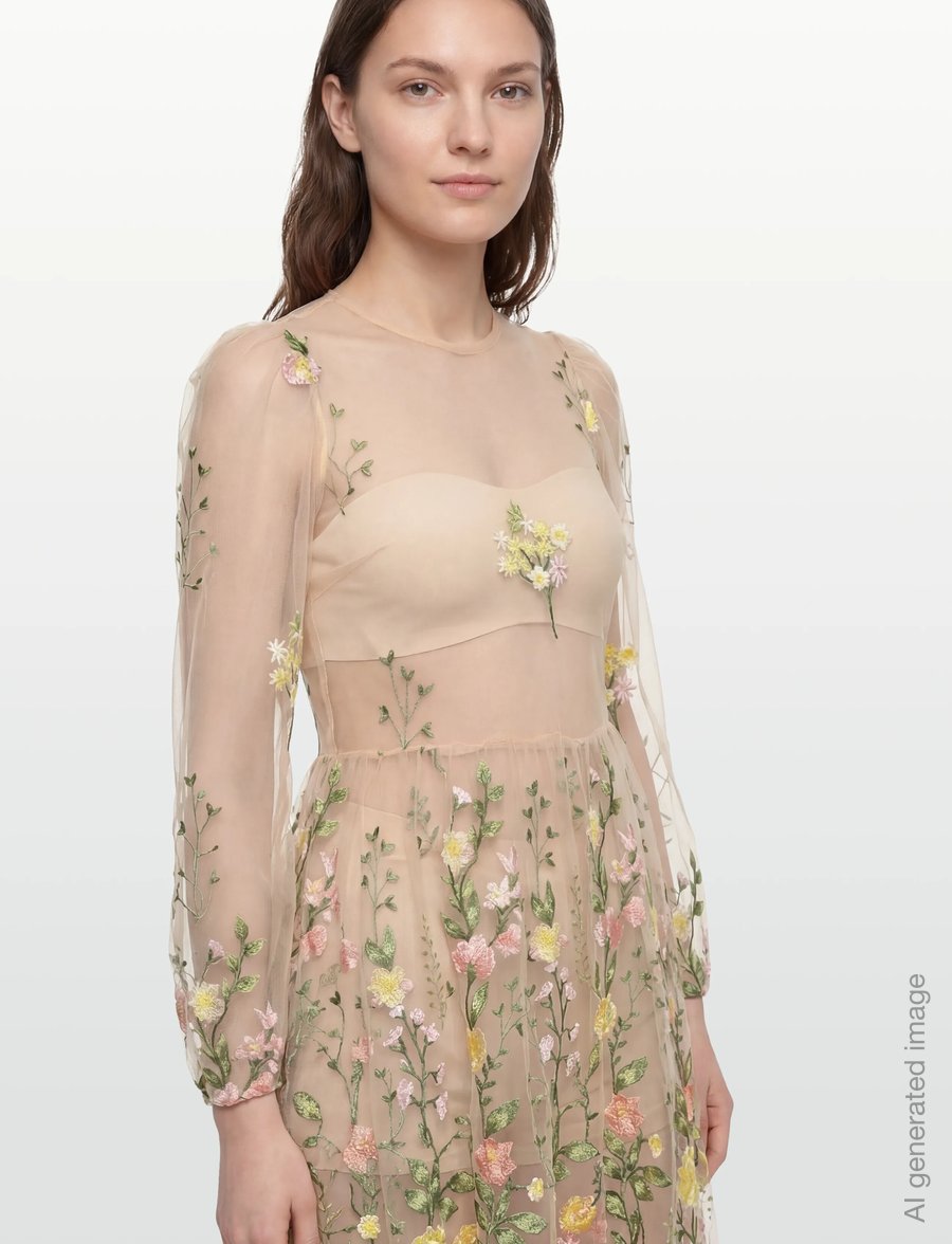 A-View - Fuschia dress - Õhtukleidid - 201 sand/yellow - 3