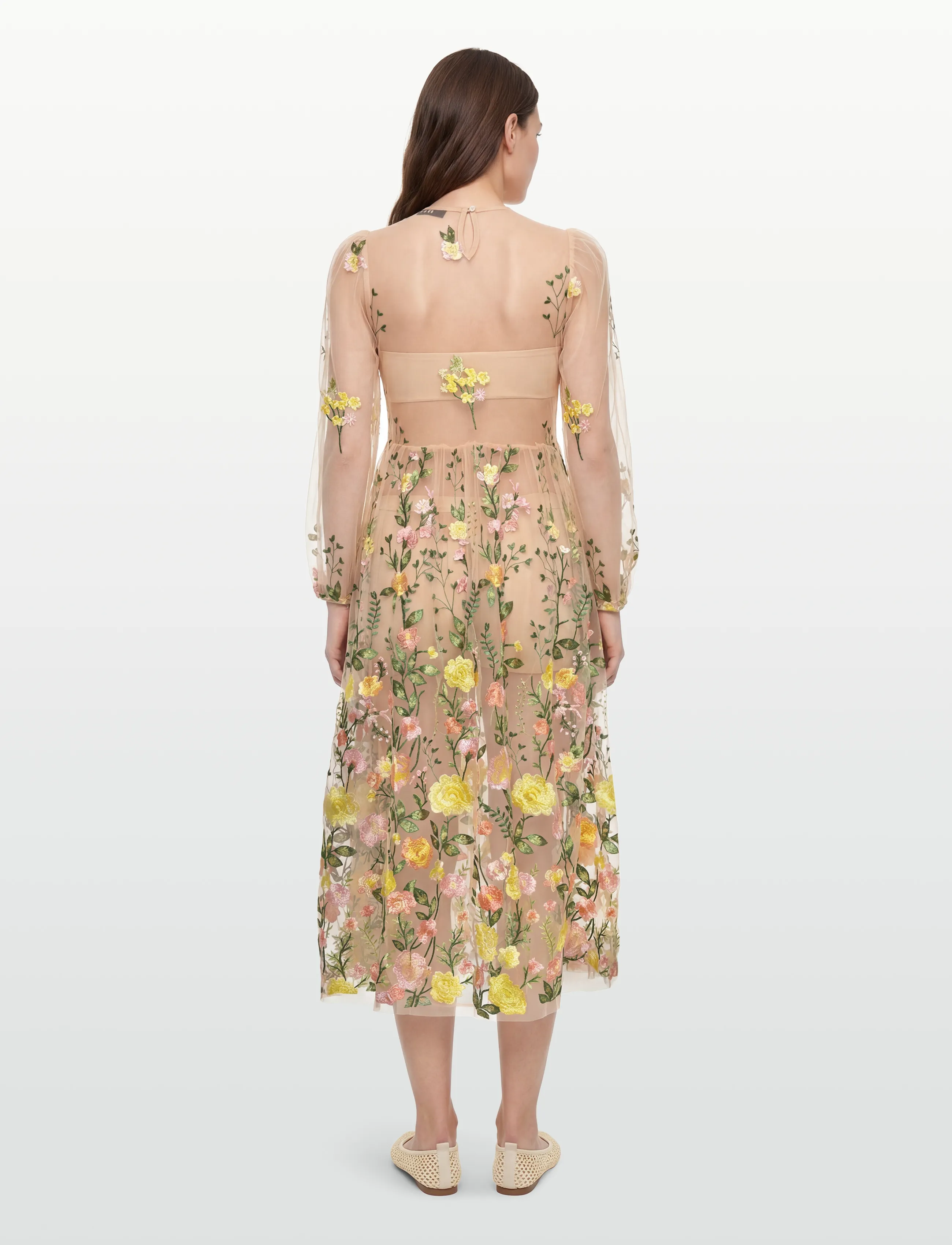 A-View - Fuschia dress - festmode zu outlet-preisen - 201 sand/yellow - 4