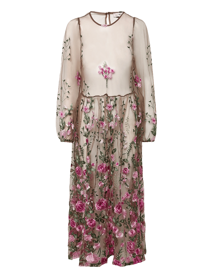 A-View - Fuschia dress - aftonklänningar - almond/orchid - 1