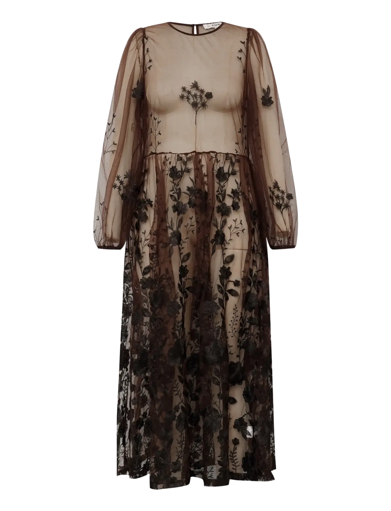 A-View - Fuschia dress - aftenkjoler - dark brown - 1