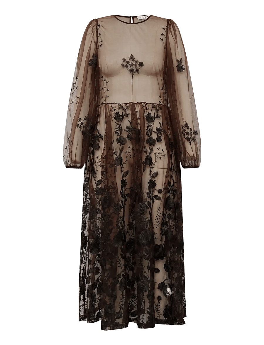 A-View - Fuschia dress - Õhtukleidid - dark brown - 1