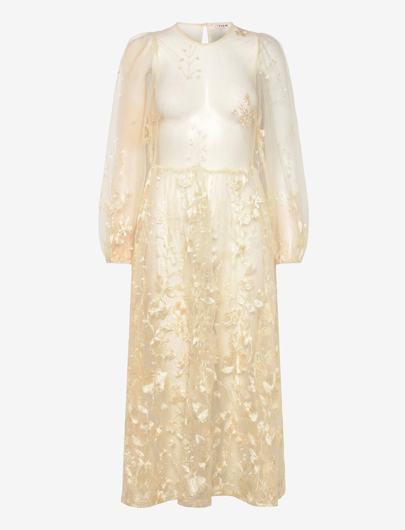 A-View - Fuschia dress - abendkleider - pale yellow - 1