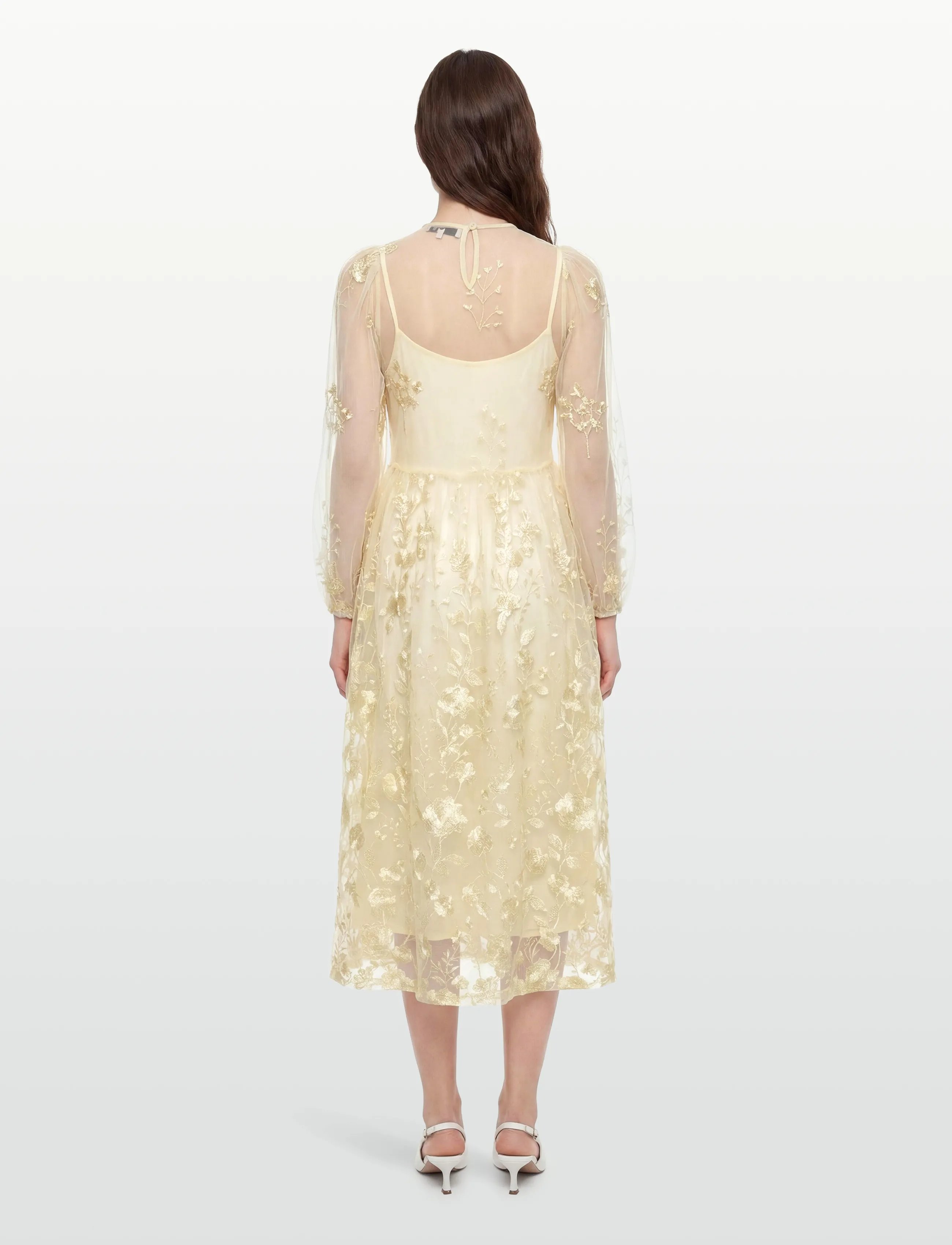 A-View - Fuschia dress - evening dresses - pale yellow - 4