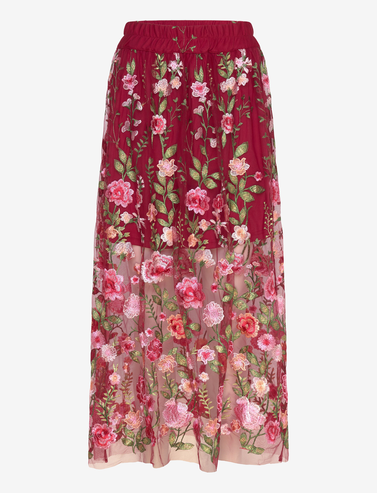 A-View - Fuschia skirt - maxikjolar - 373 bordeaux/rose - 0