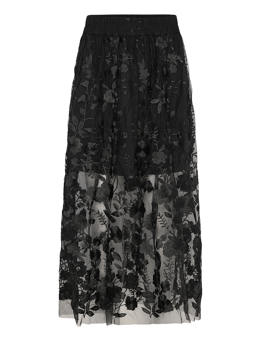 A-View - Fuschia skirt - maxi röcke - black - 1