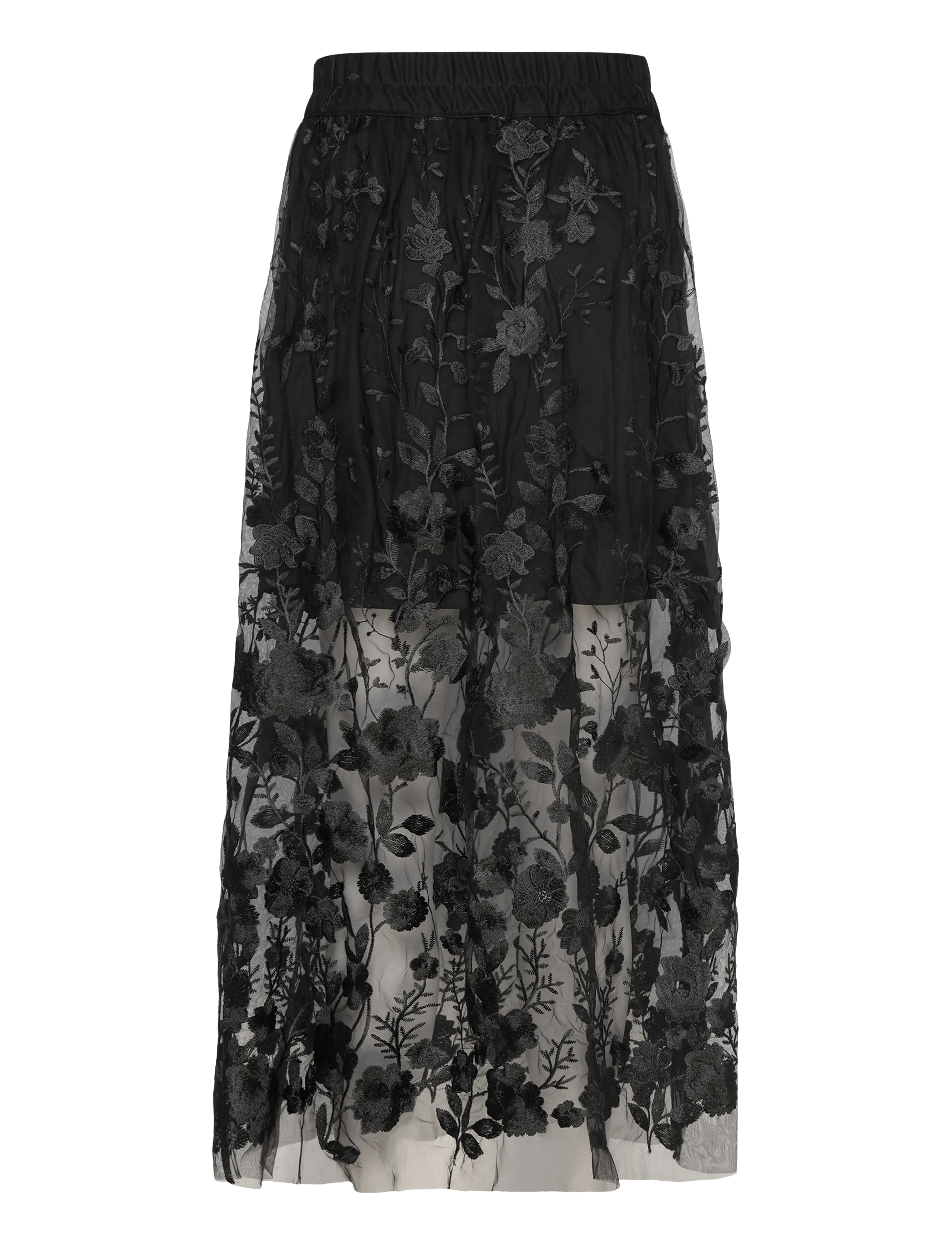 A-View - Fuschia skirt - maxi skirts - black - 1