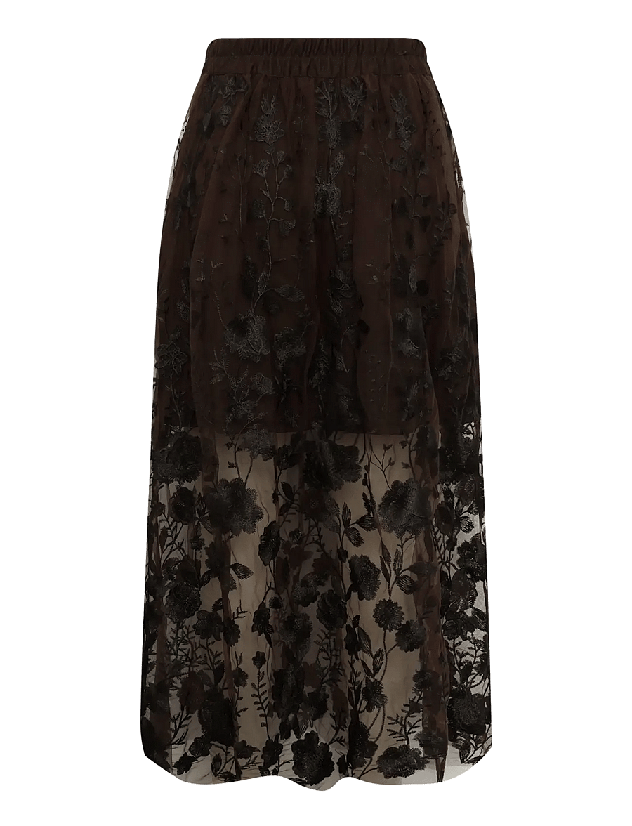 A-View - Fuschia skirt - maxi nederdele - dark brown - 2