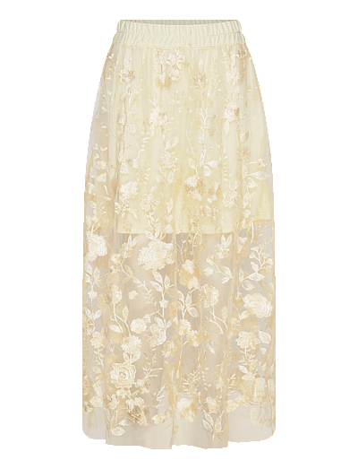 A-View Fuschia skirt - Kjolar - PALE YELLOW / yellow