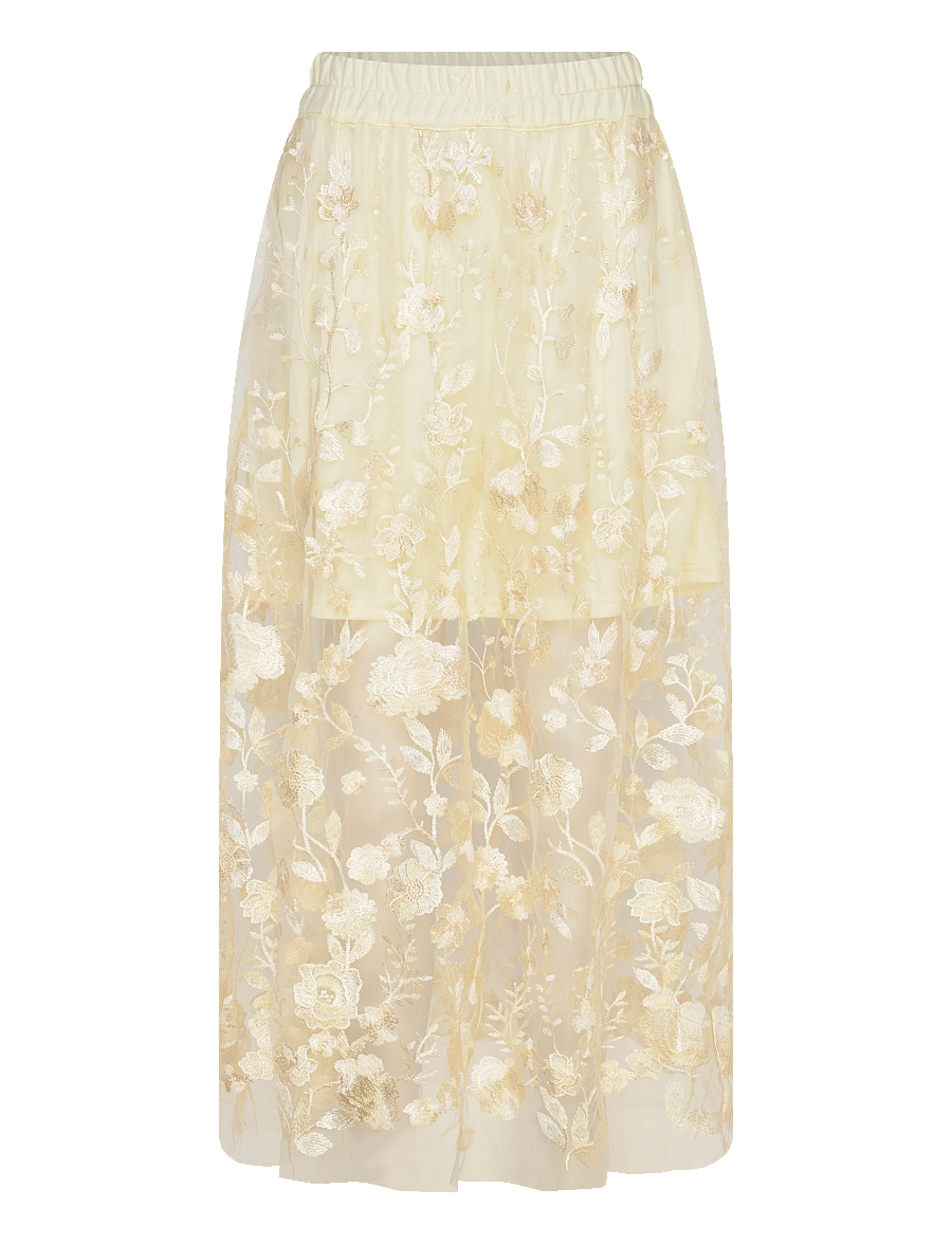 A-View - Fuschia skirt - maxi röcke - pale yellow - 1