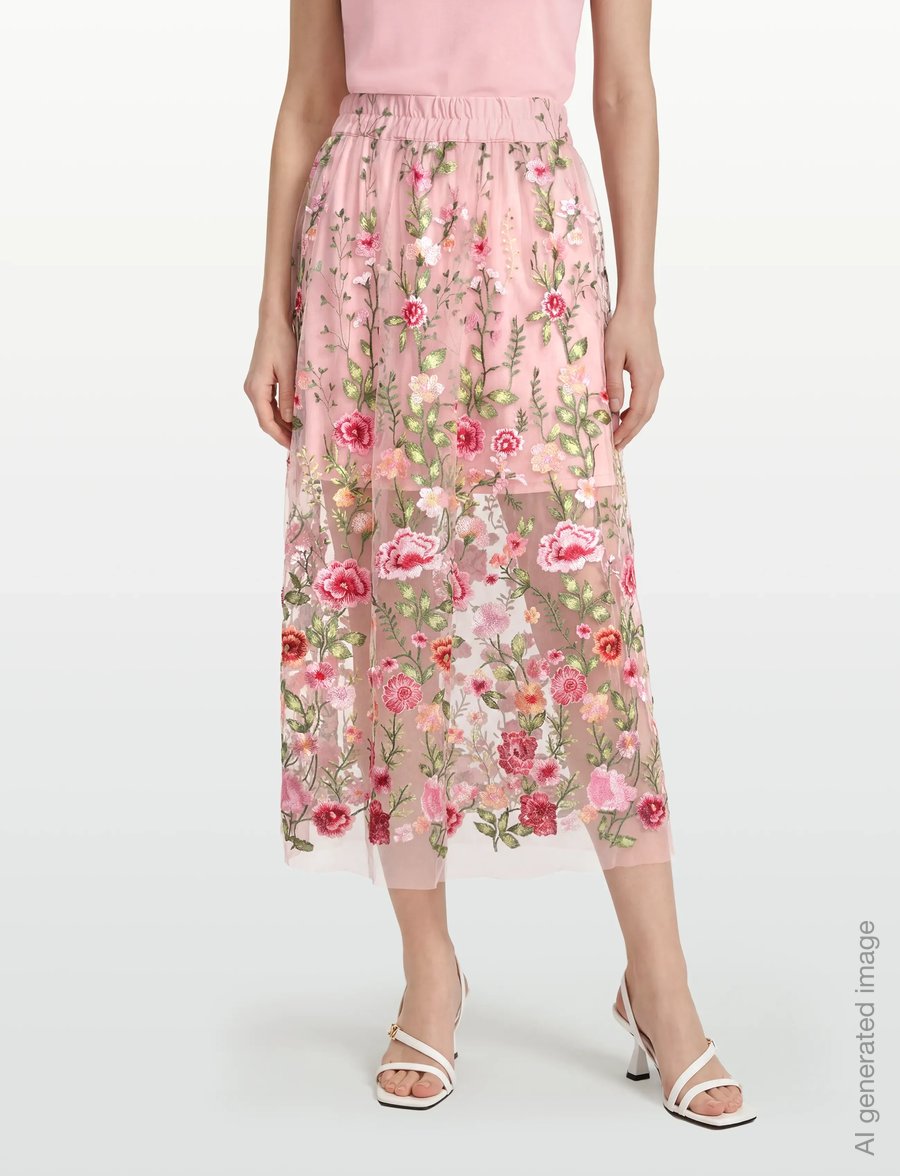 A-View - Fuschia skirt - maxi röcke - rose/red - 3
