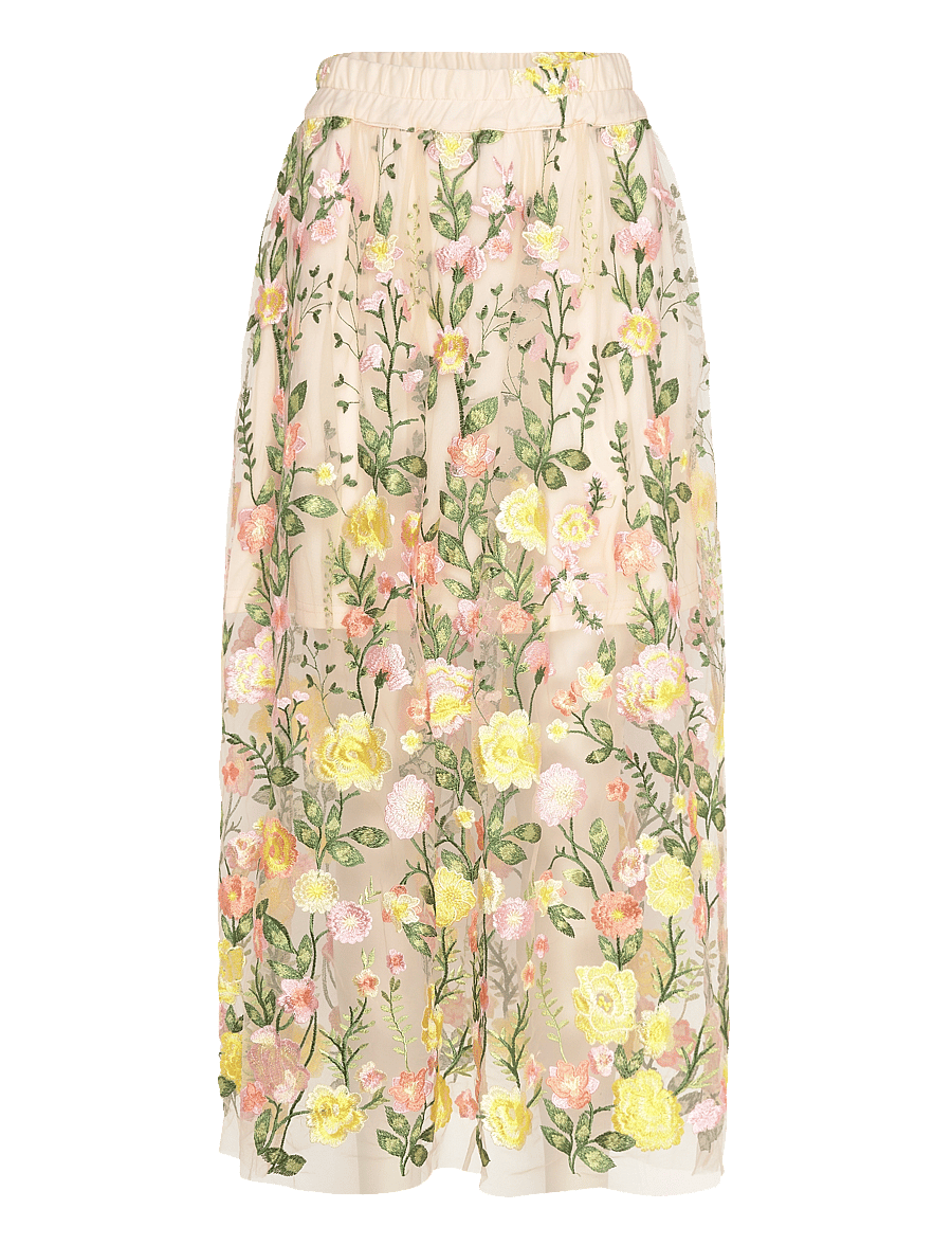 A-View - Fuschia skirt - maxi nederdele - sand/yellow - 1