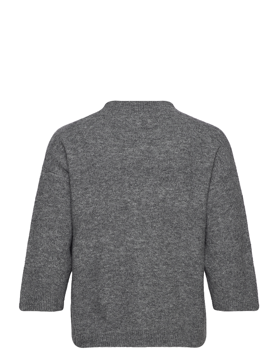 A-View - Pony knit blouse - jumpers - grey - 1