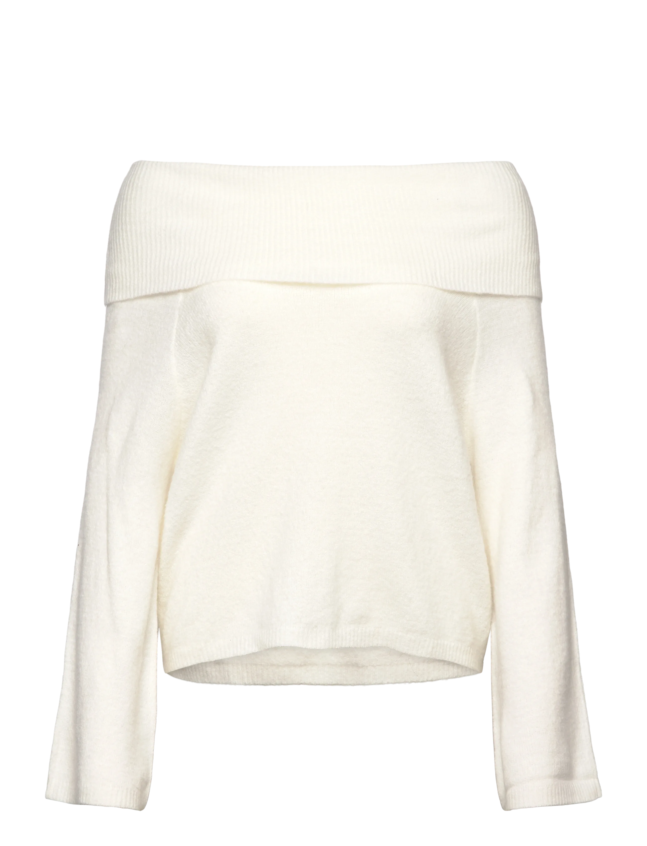 Penny offshoulder knit blouse - 000 WHITE