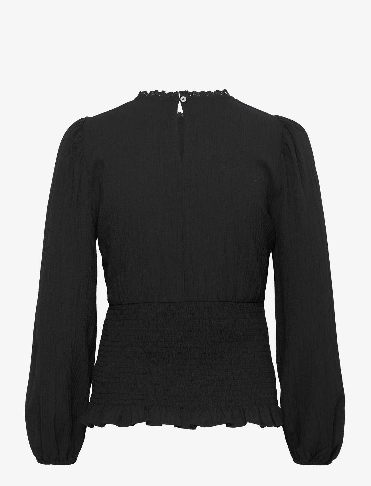A-View - Helen blouse - långärmade blusar - black - 1