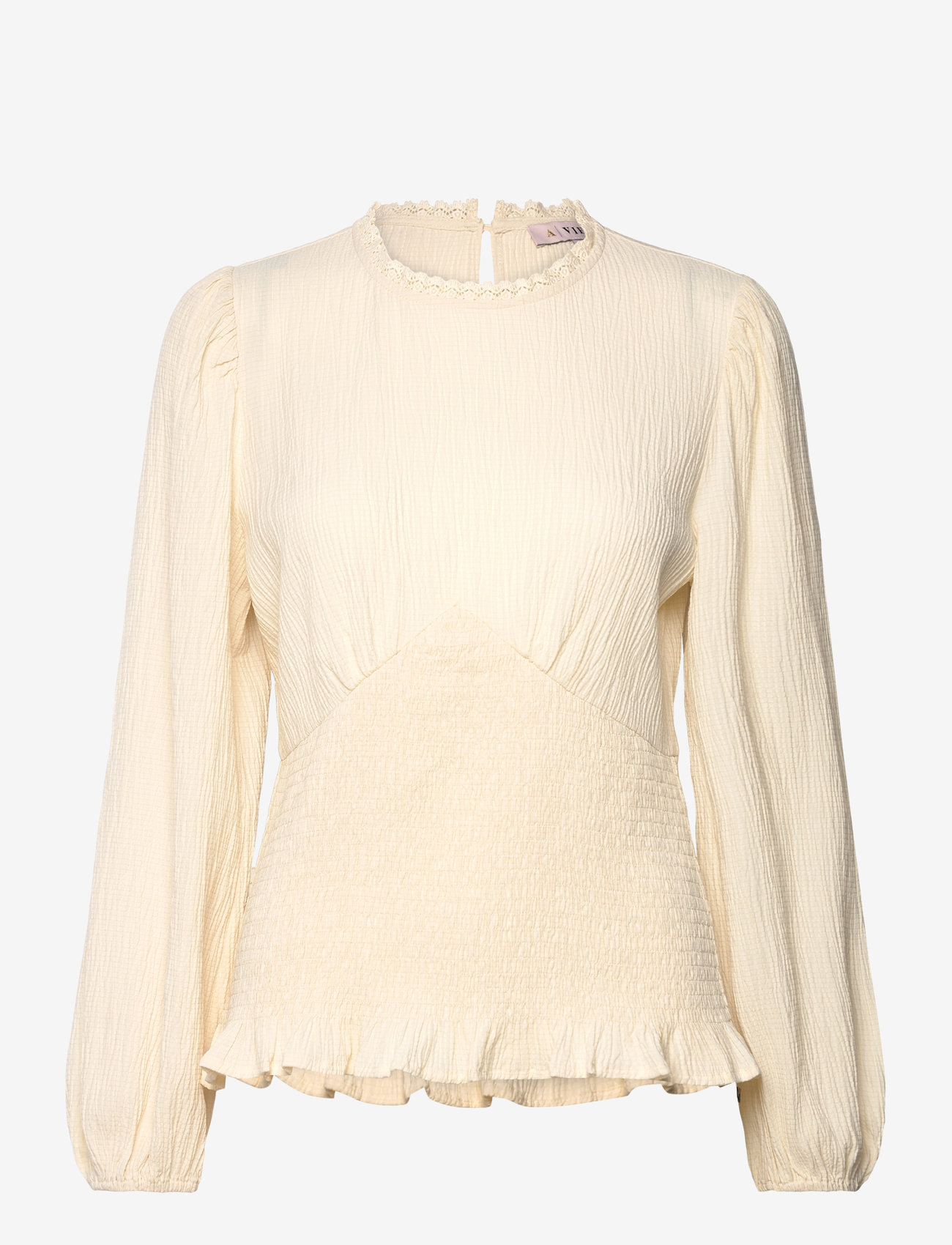 A-View - Helen blouse - langärmlige blusen - off white - 0