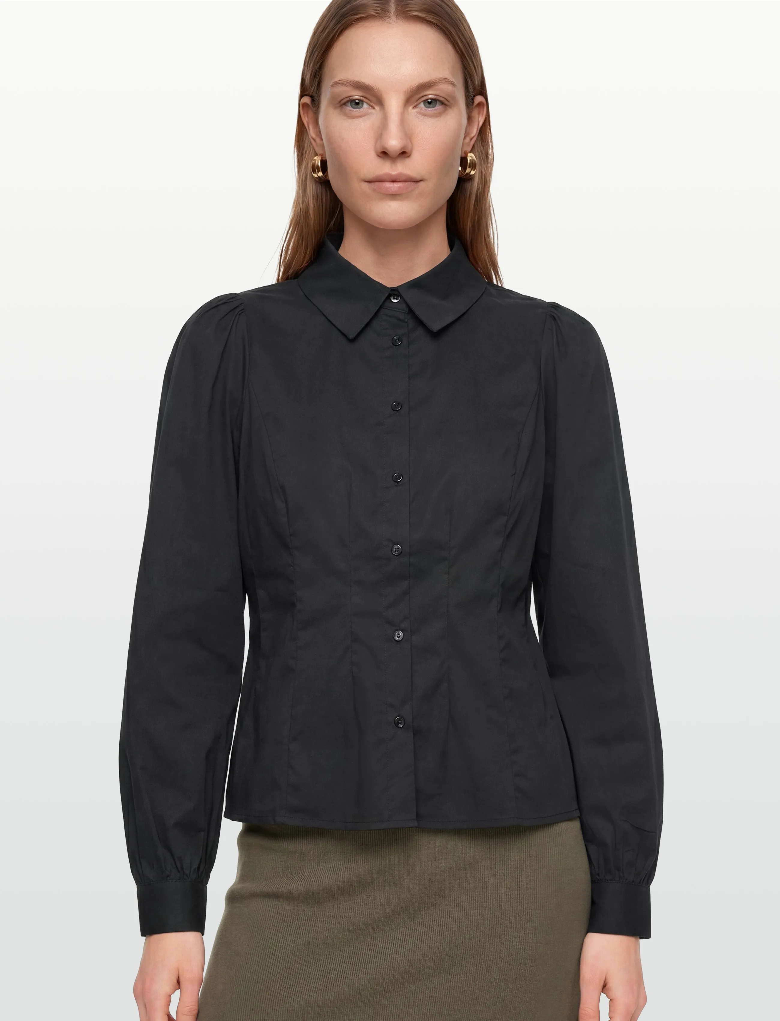 A-View - Malika shirt - langærmede bluser - black - 3