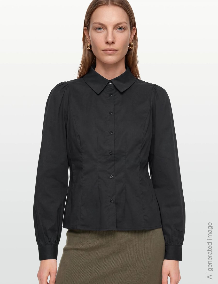 A-View - Malika shirt - langärmlige hemden - black - 3