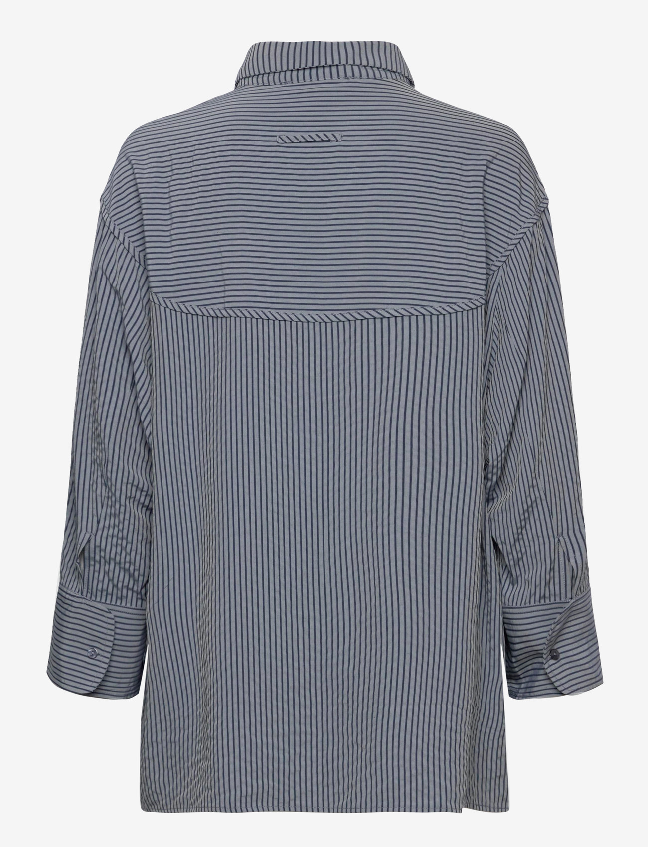 A-View - Leila shirt - langærmede skjorter - navy - 1