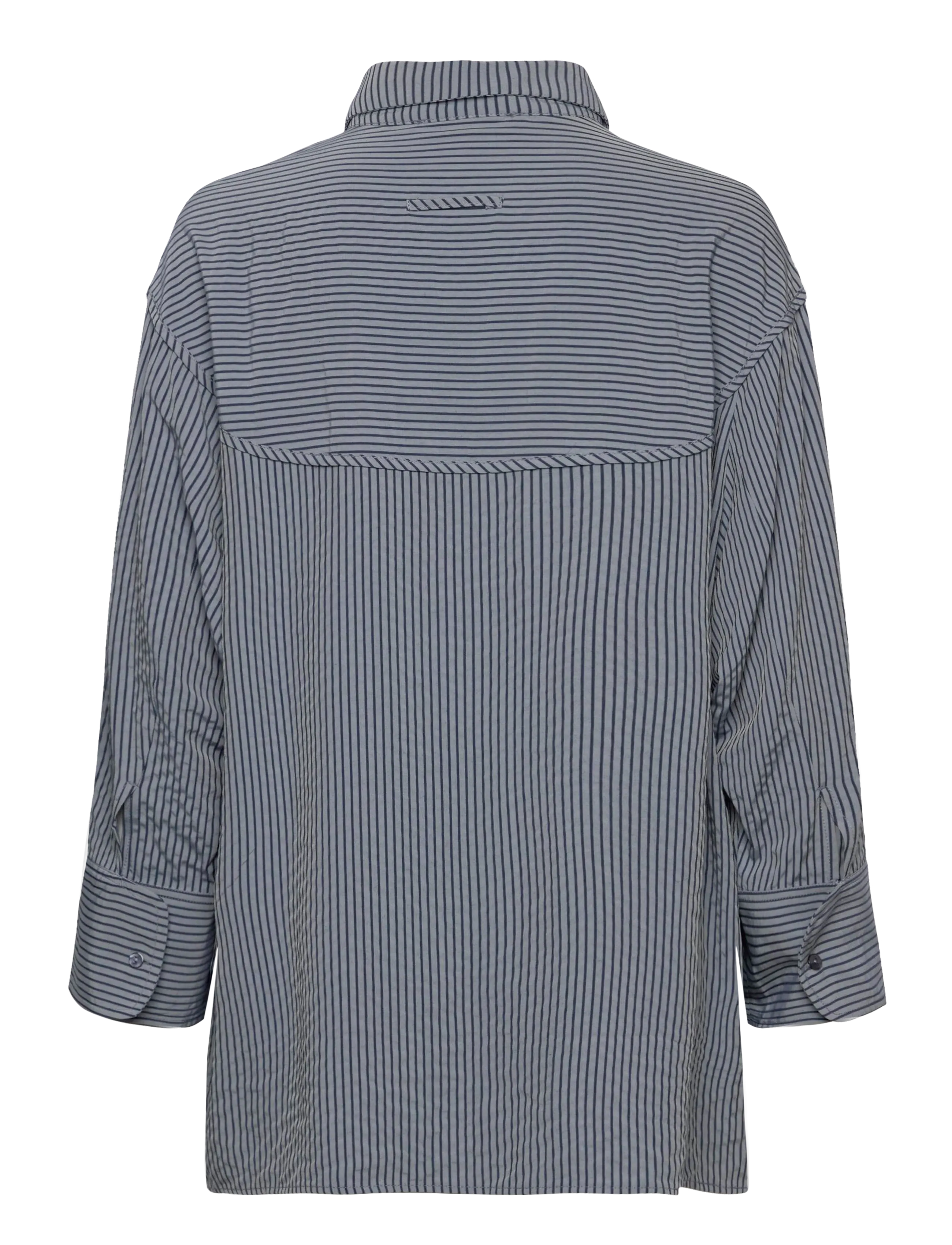 A-View - Leila shirt - langärmlige hemden - navy - 1