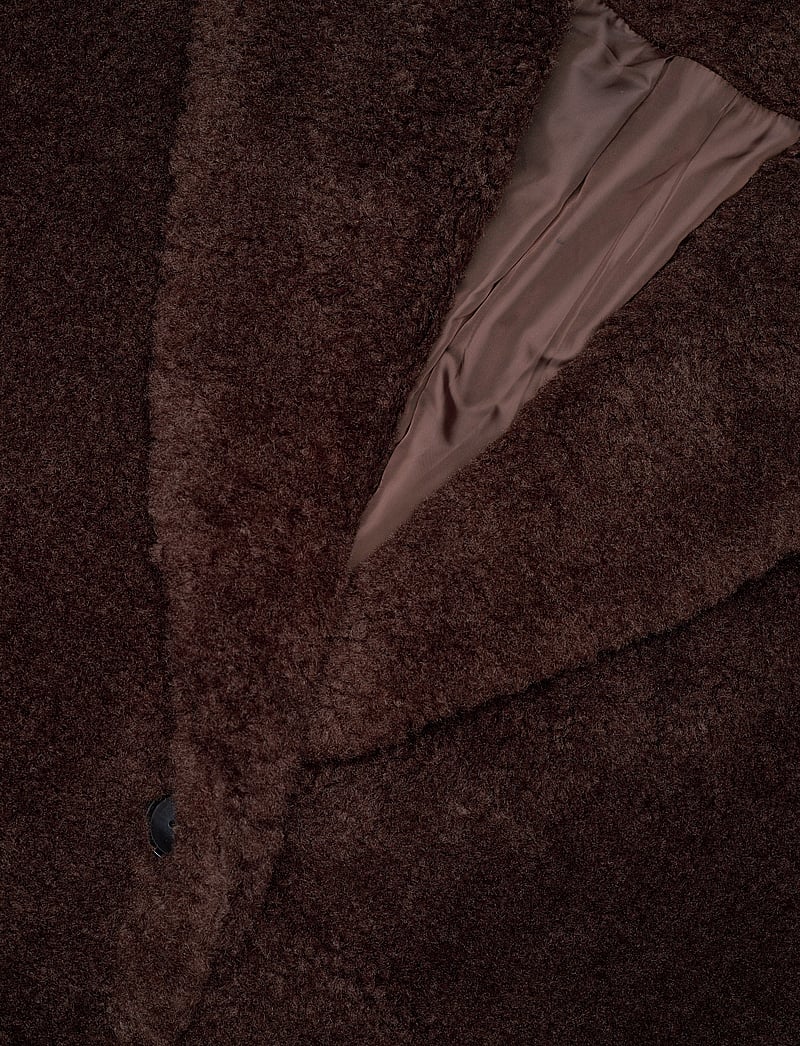 A-View - Teddy Long Coat - kunstpelz - brown - 2