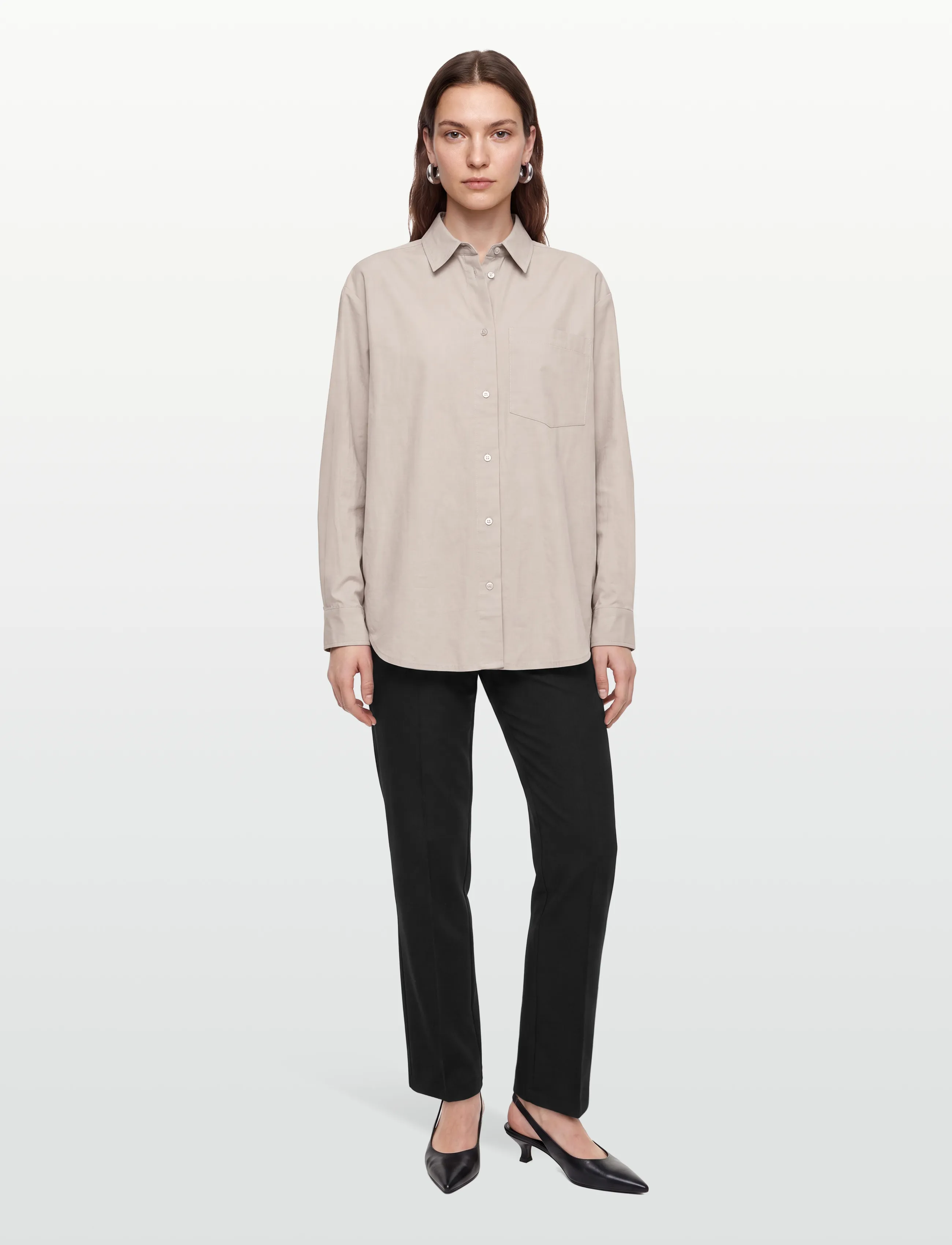 A-View Kelly Pants, Kvinder, Højtaljede Bukser, Sort, Str: 36