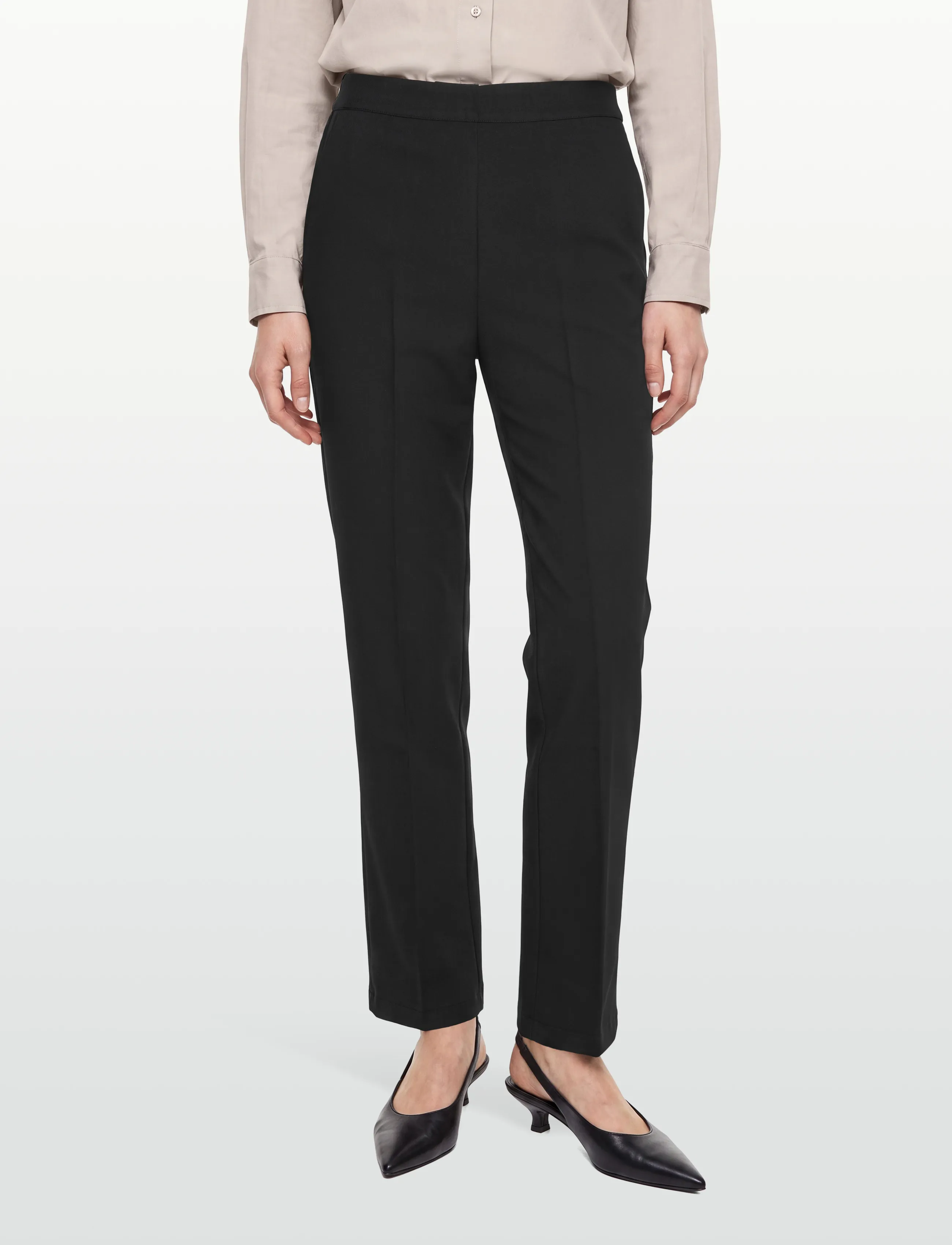 A-View - Kelly pants - flare bukser - black - 3