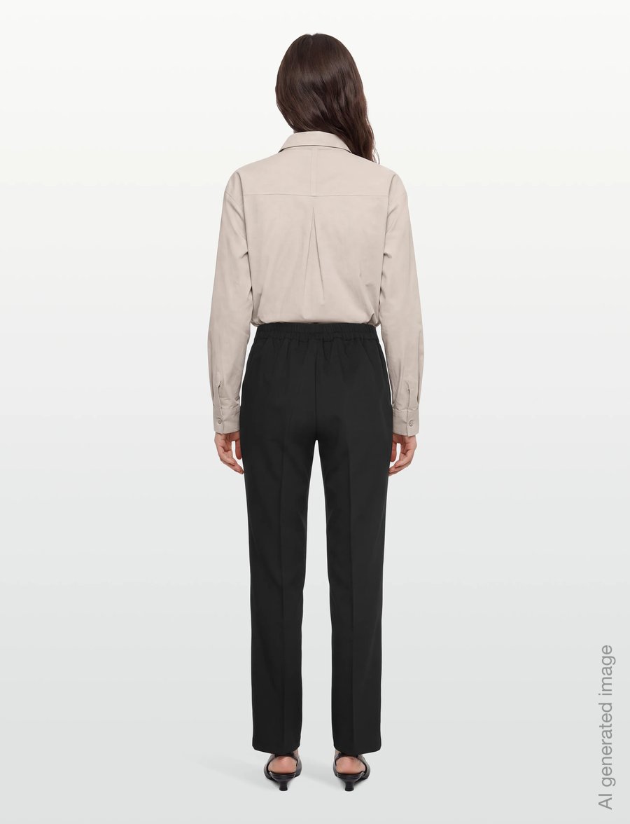 A-View - Kelly pants - schlaghosen - black - 4