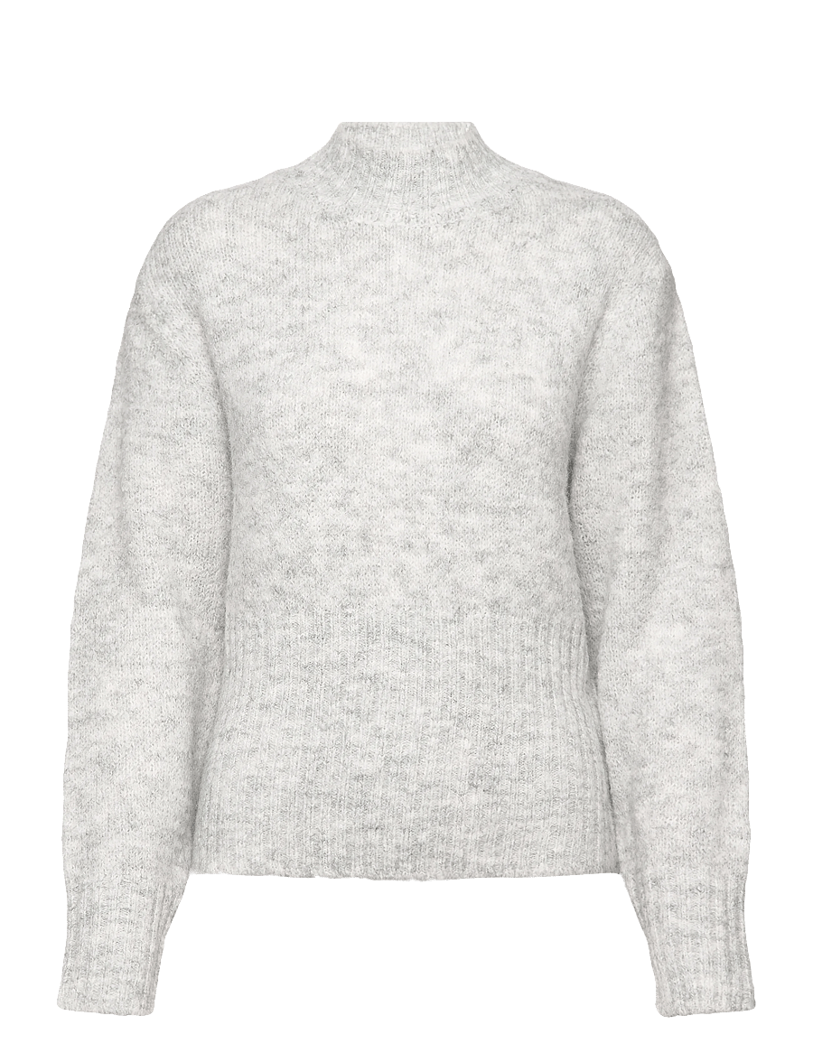 A-View - Angie knit blouse - pullover - 055 light grey melange - 0