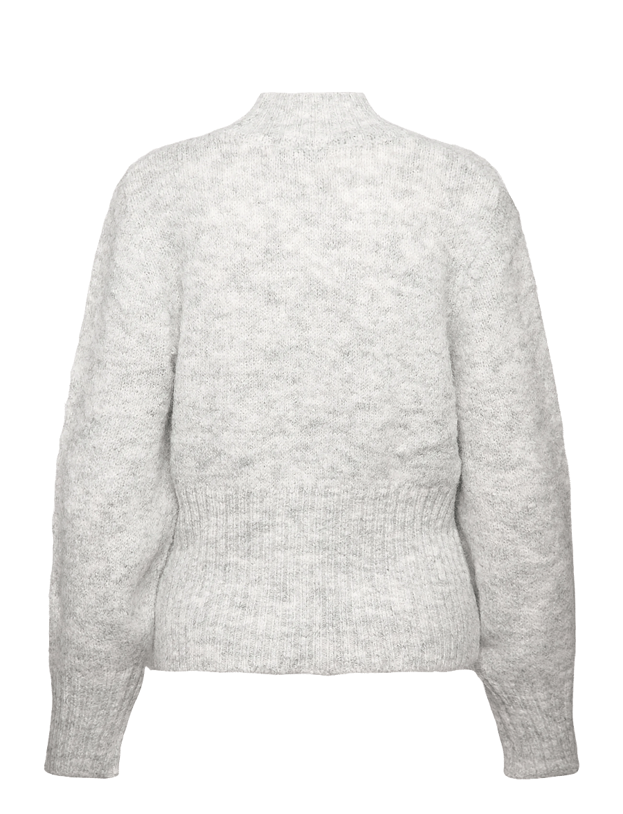 A-View - Angie knit blouse - pullover - 055 light grey melange - 1
