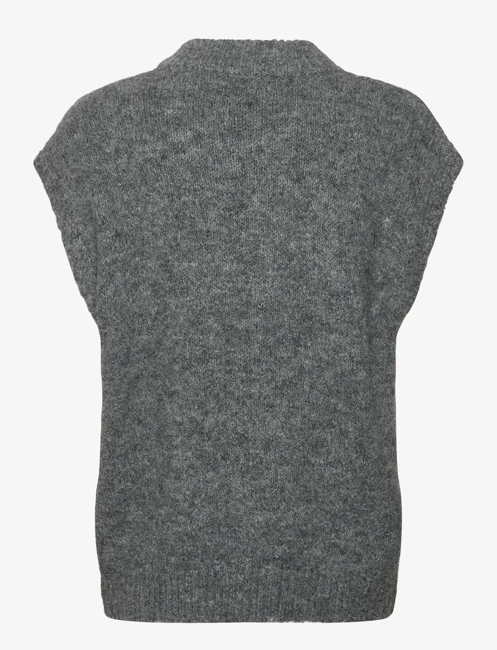 A-View - Patrisia knit vest - kootud vestid - medium grey melange - 1