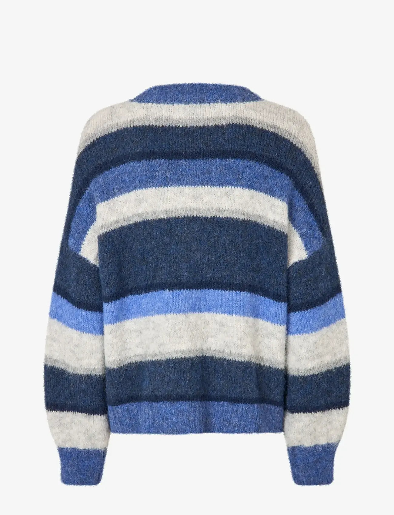 A-View - Patrisia stripe cardigan - koftor - 788 blue/navy - 2