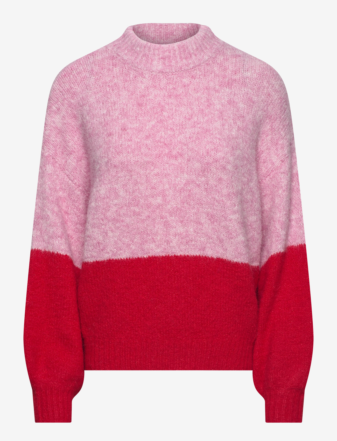 A-View - Patrisia new block knit - herbstliche kleidung - rose/red - 0