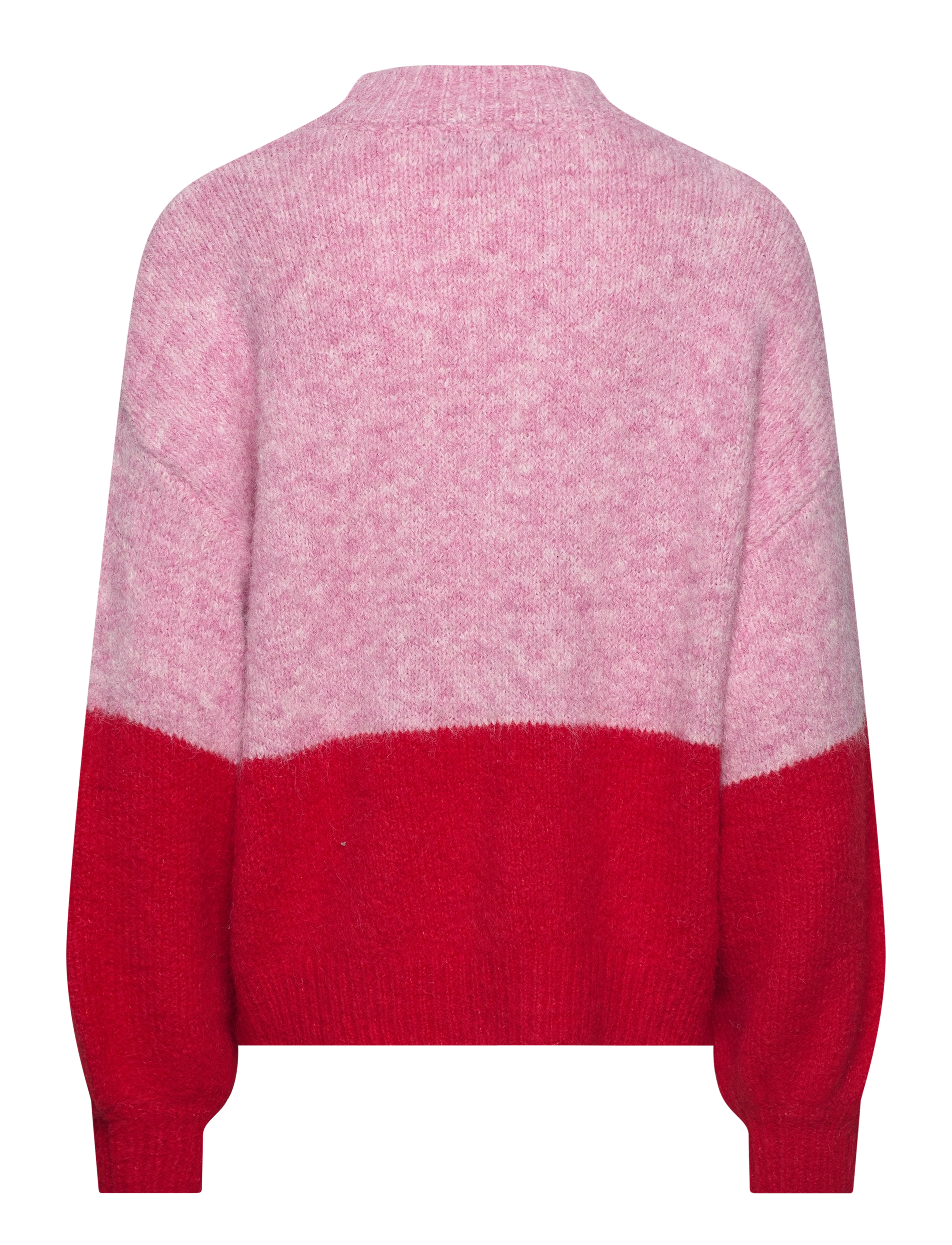 A-View - Patrisia new block knit - trøjer - rose/red - 1