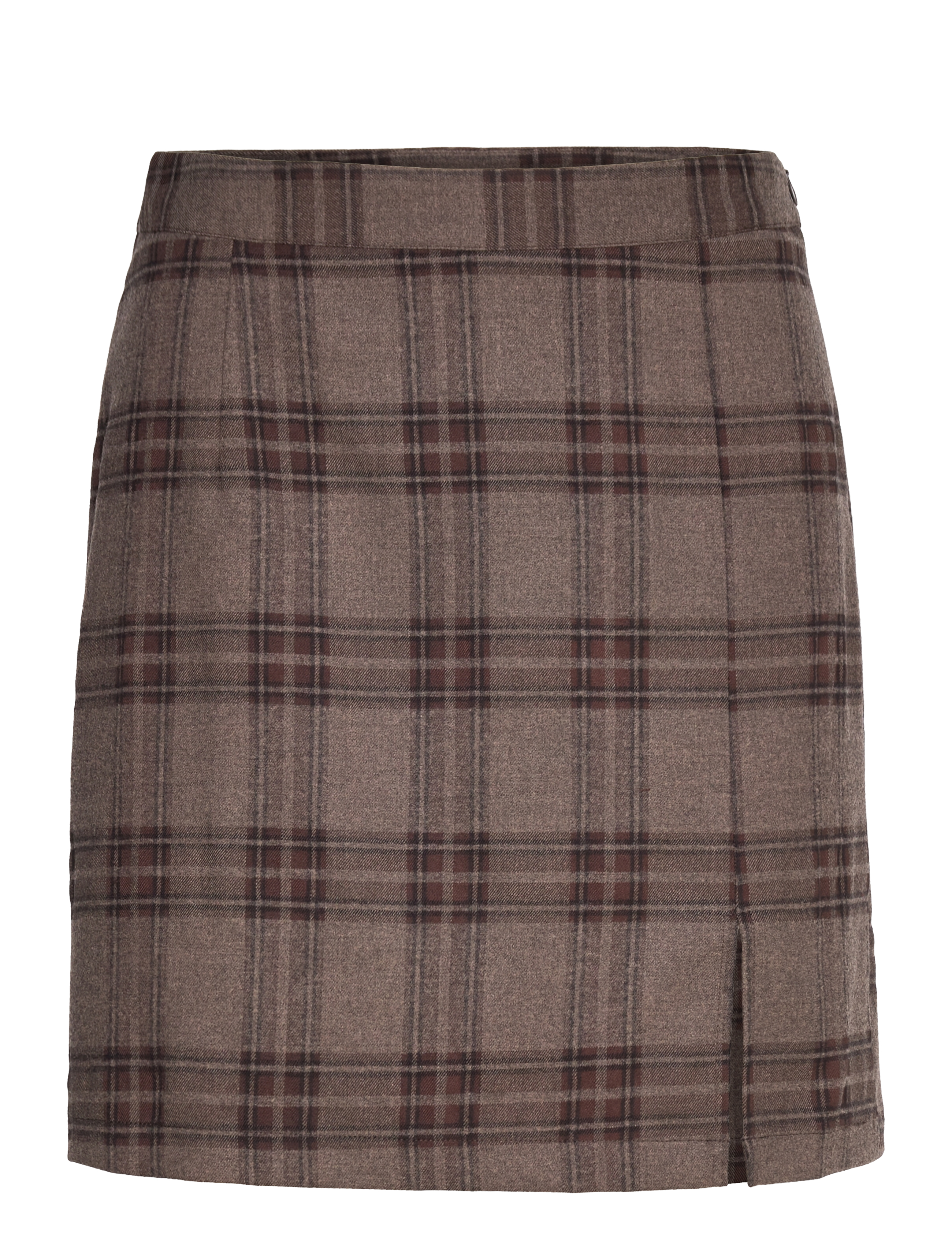 A-View Annali check skirt - Kjolar - BROWN/SAND / brown