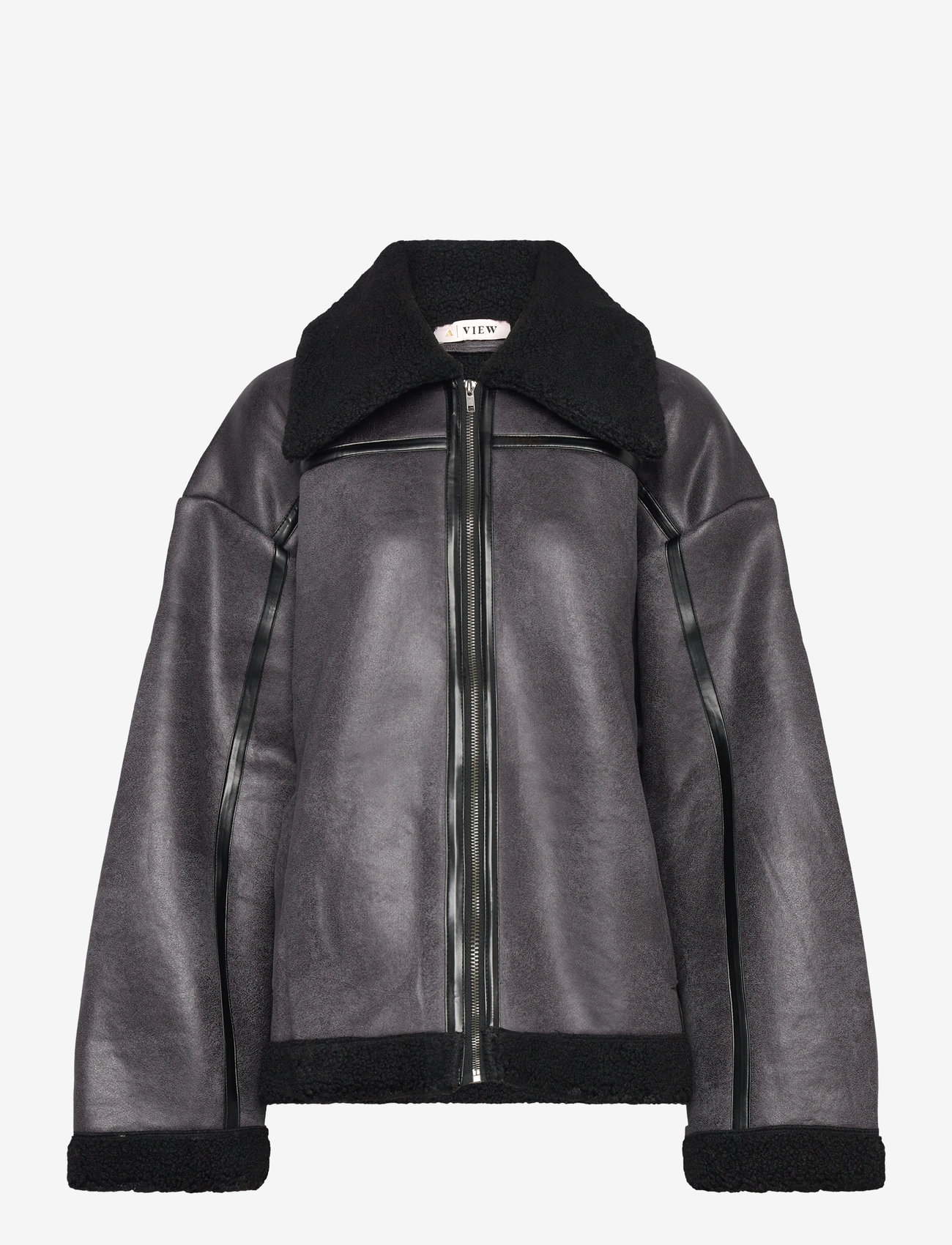 A-View - Alise Coat - frühlingsjacken - black/grey - 0