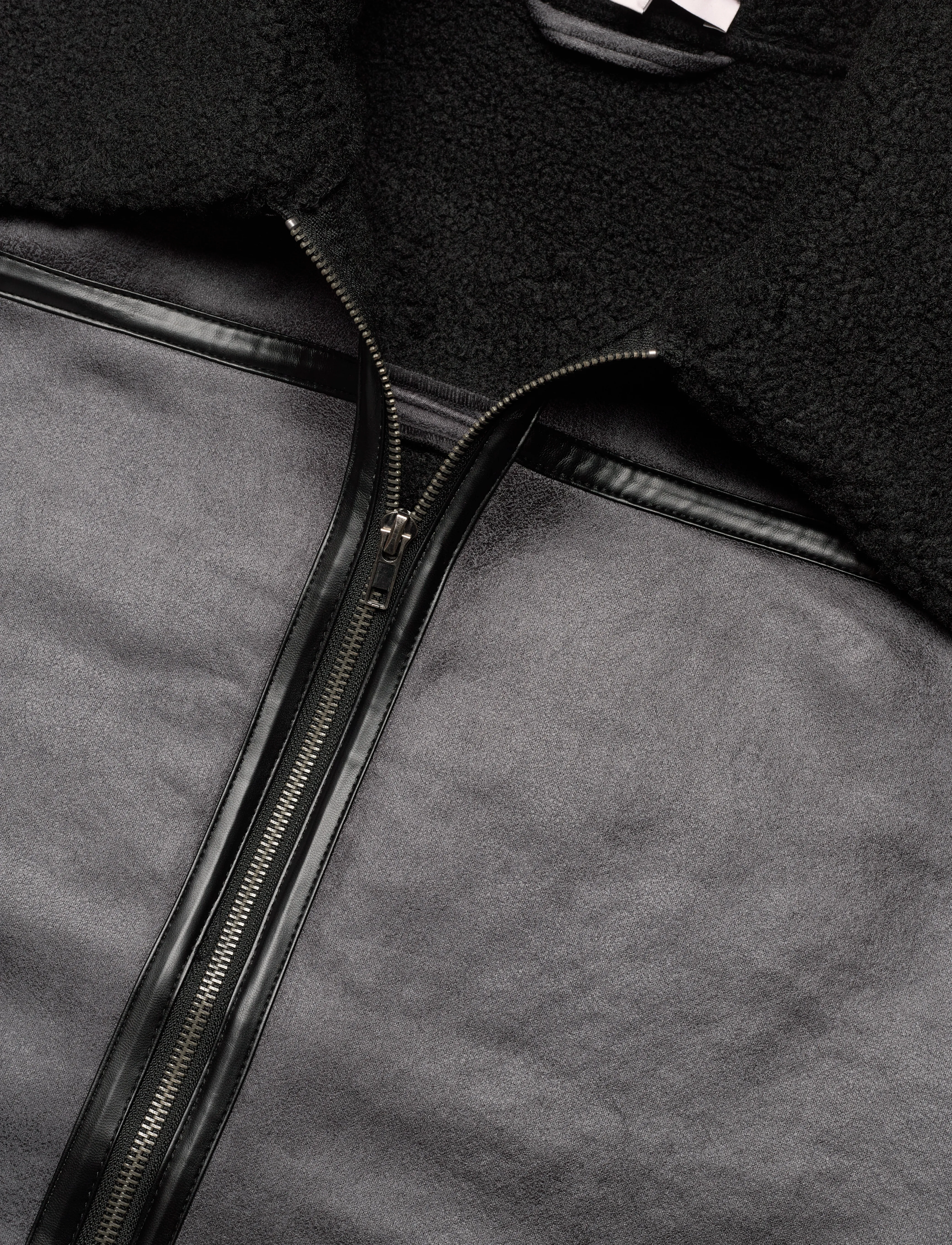 A-View - Alise Coat - nahktagid - black/grey - 2