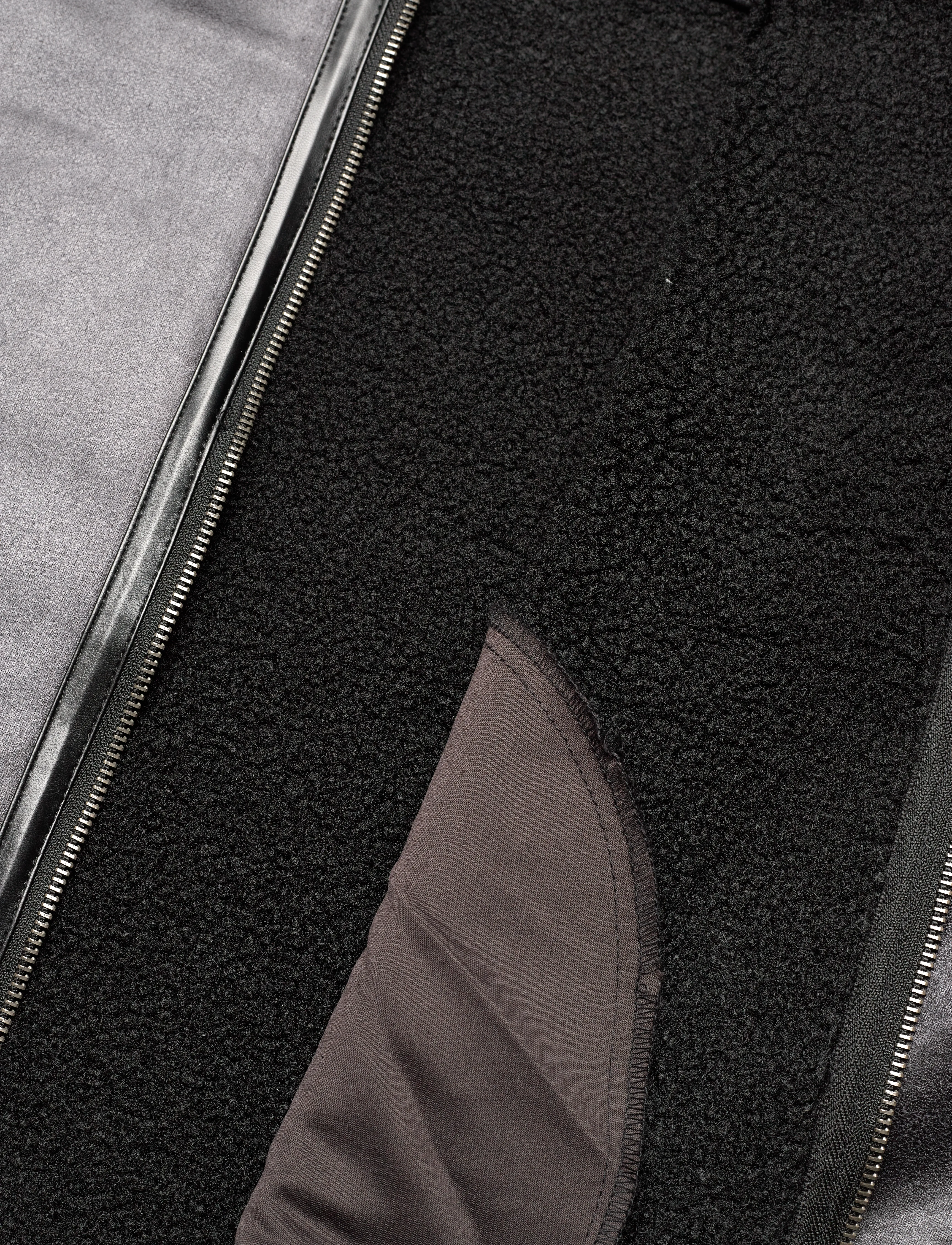 A-View - Alise Coat - nahktagid - black/grey - 4