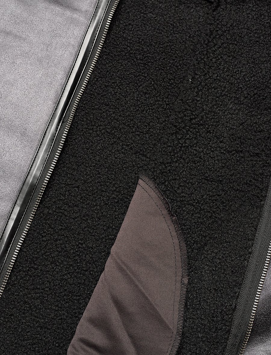 A-View - Alise Coat - lederjacken - black/grey - 4