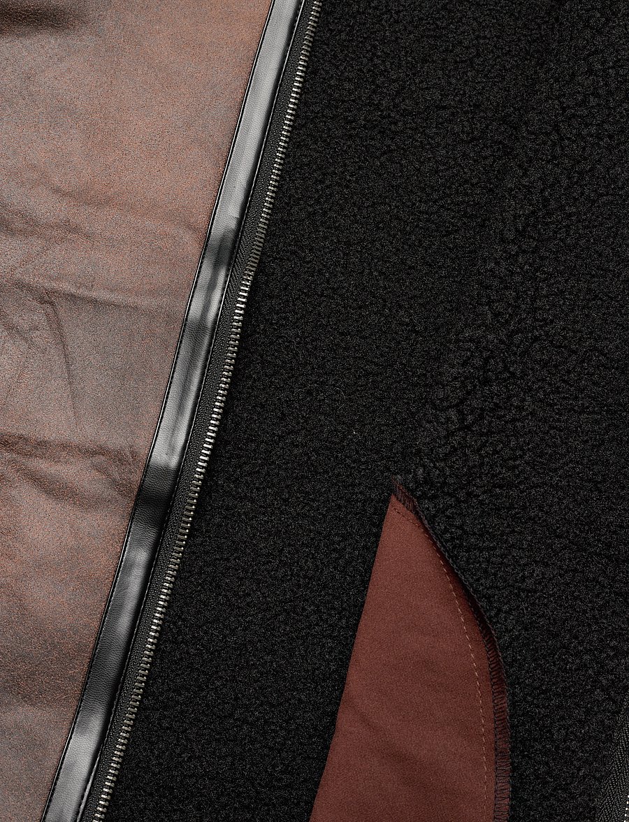 A-View - Alise Coat - læderjakker - brown - 4