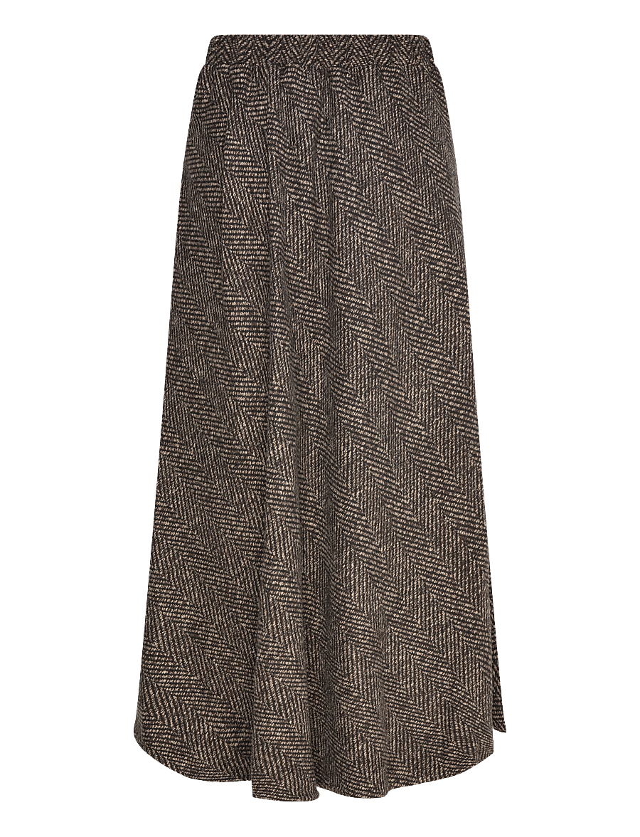 A-View - Catie Skirt - maksiseelikud - 117 brown - 1