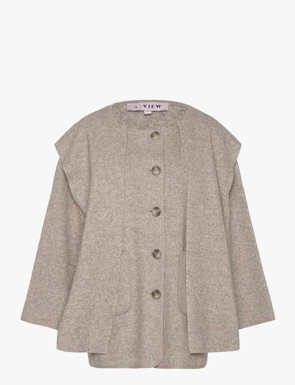 A-View - Sandy Jacket - wolljacken - light brown - 0