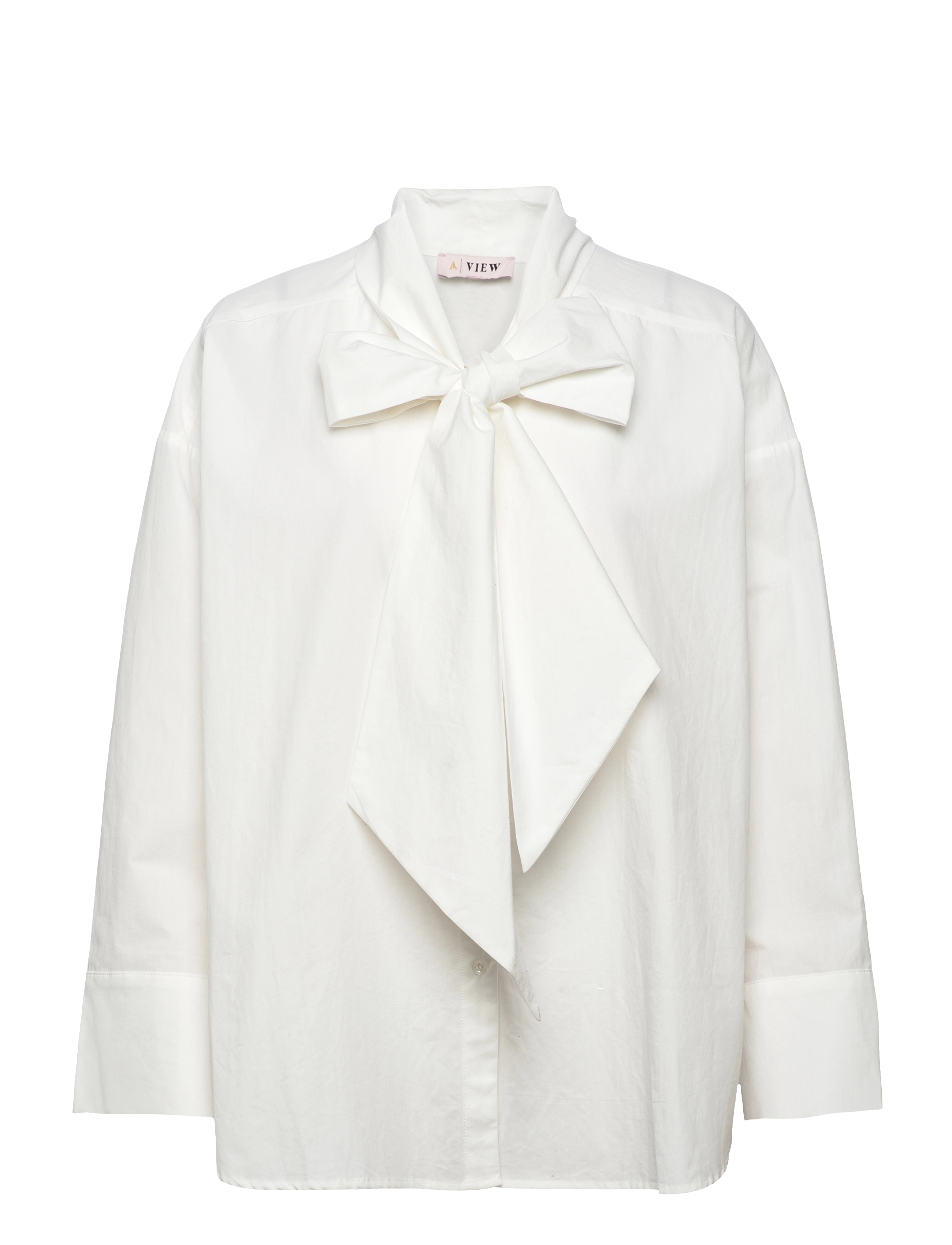 A-VIEW Bow Shirt Weiß - 40 - Damen