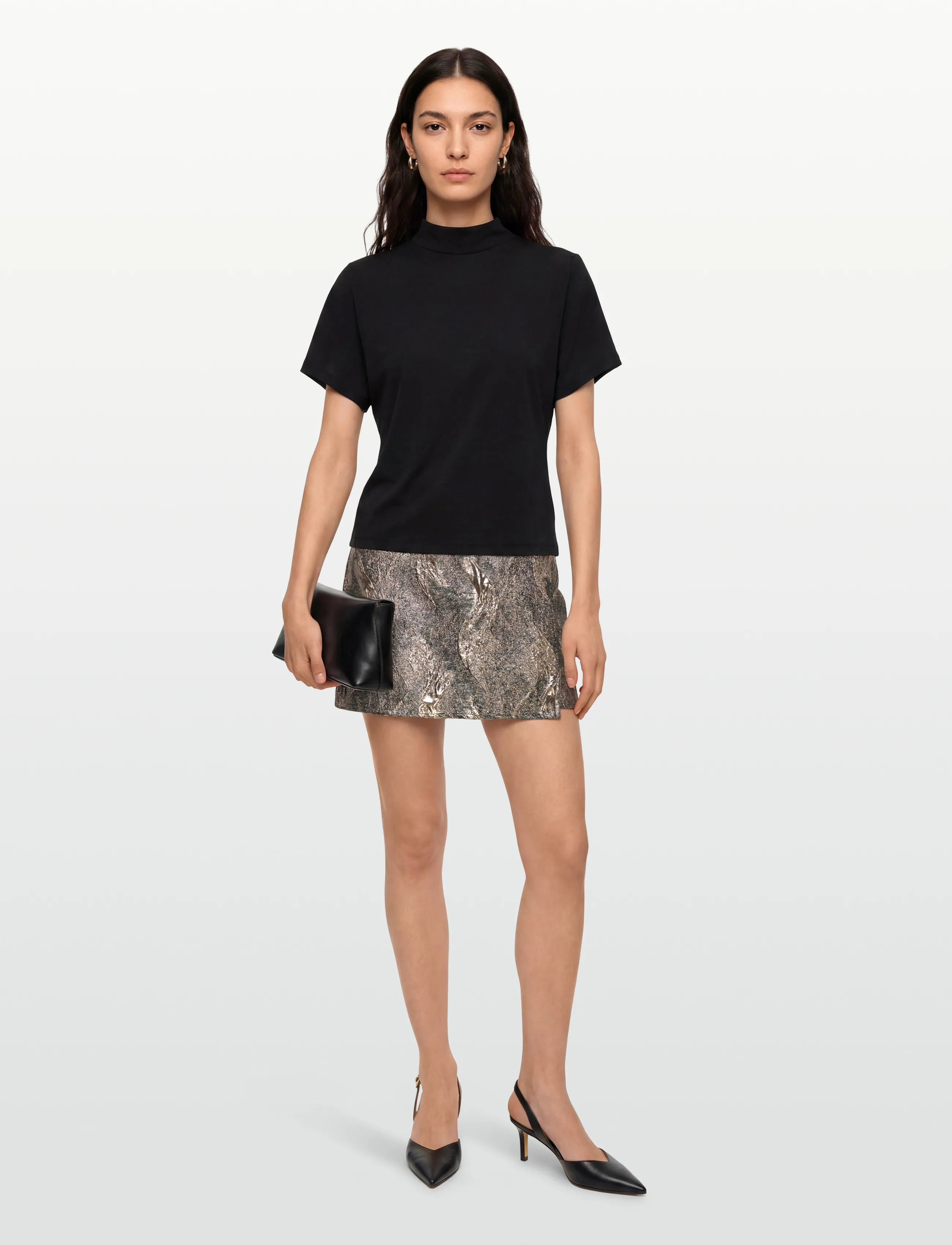 A-View Bonnie Skirt, 34, Röcke, Gold - Short Frauen
