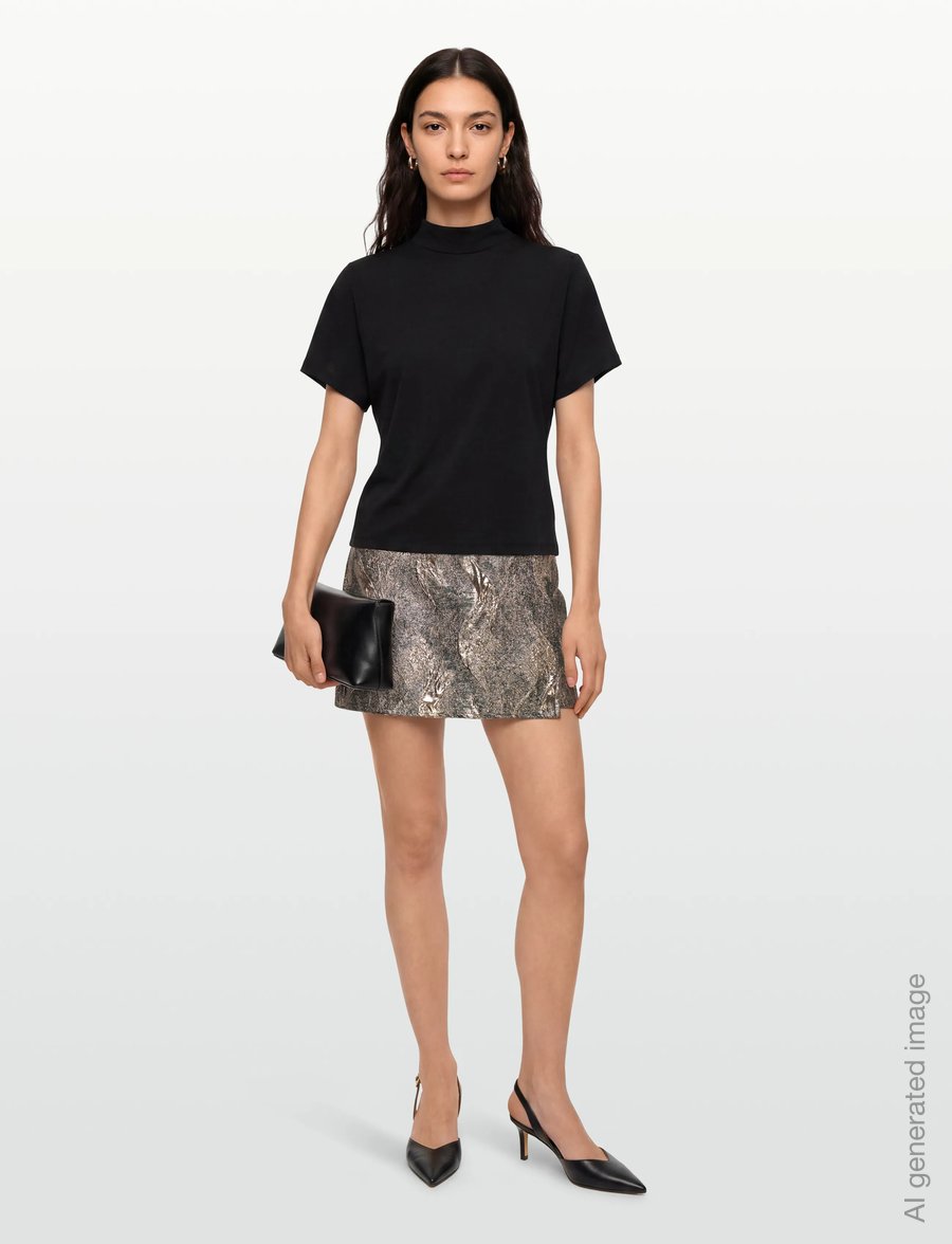 A-View - Bonnie skirt - short skirts - 006 gold - 0