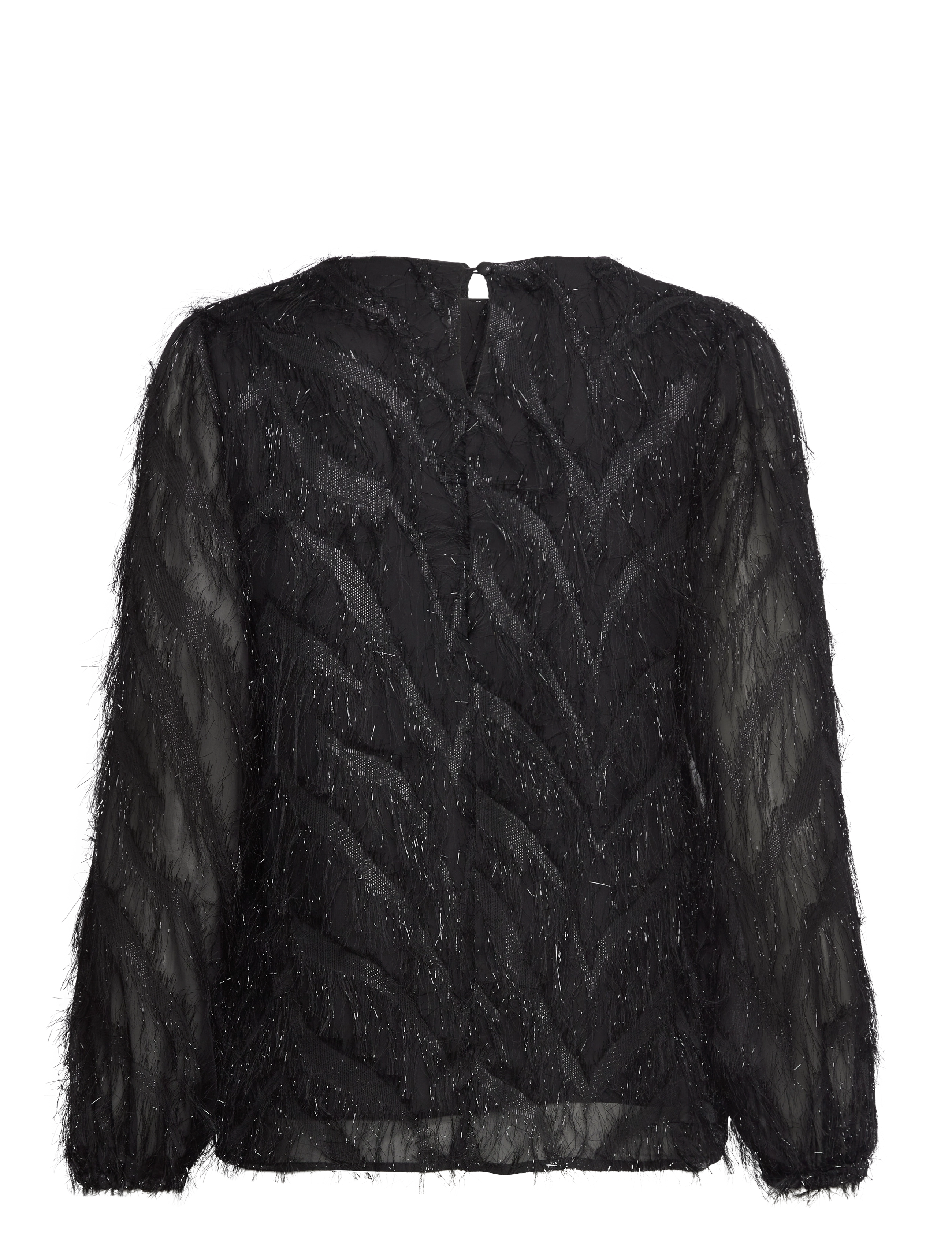 A-View - Elini blouse - langermede bluser - black - 1