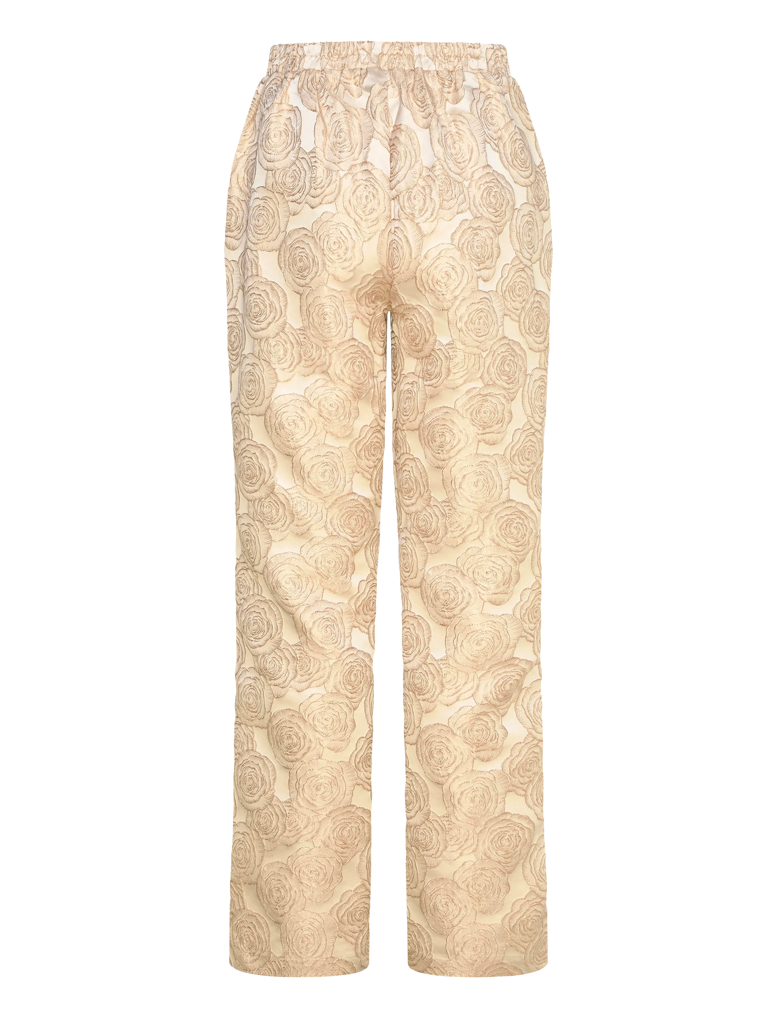 A-View - Aria pants - tiesaus kirpimo kelnės - sand - 2